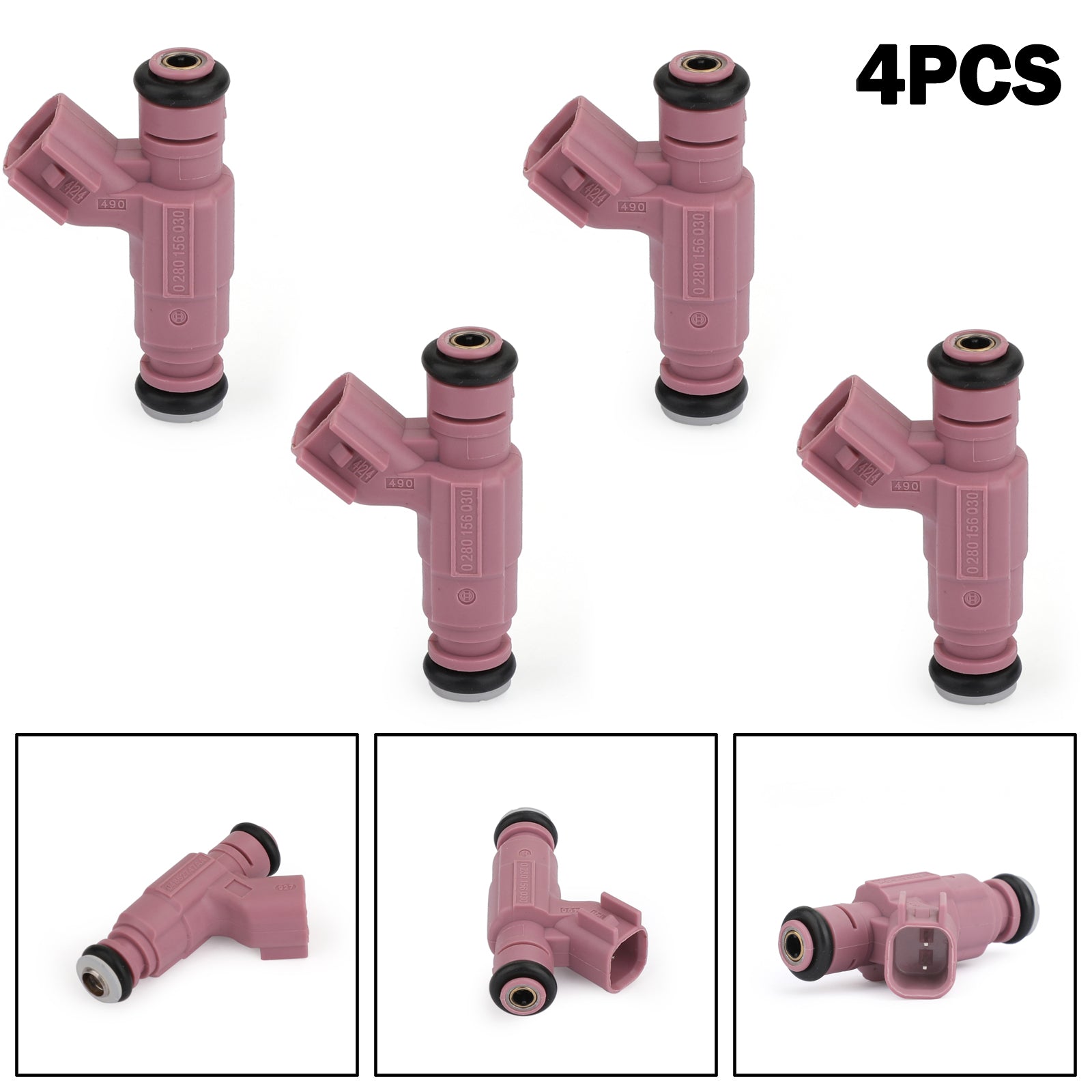 Set of 4 Fuel Injectors For 2003 Dodge Neon Chrysler PT Cruiser 2.4L Turbo Generic