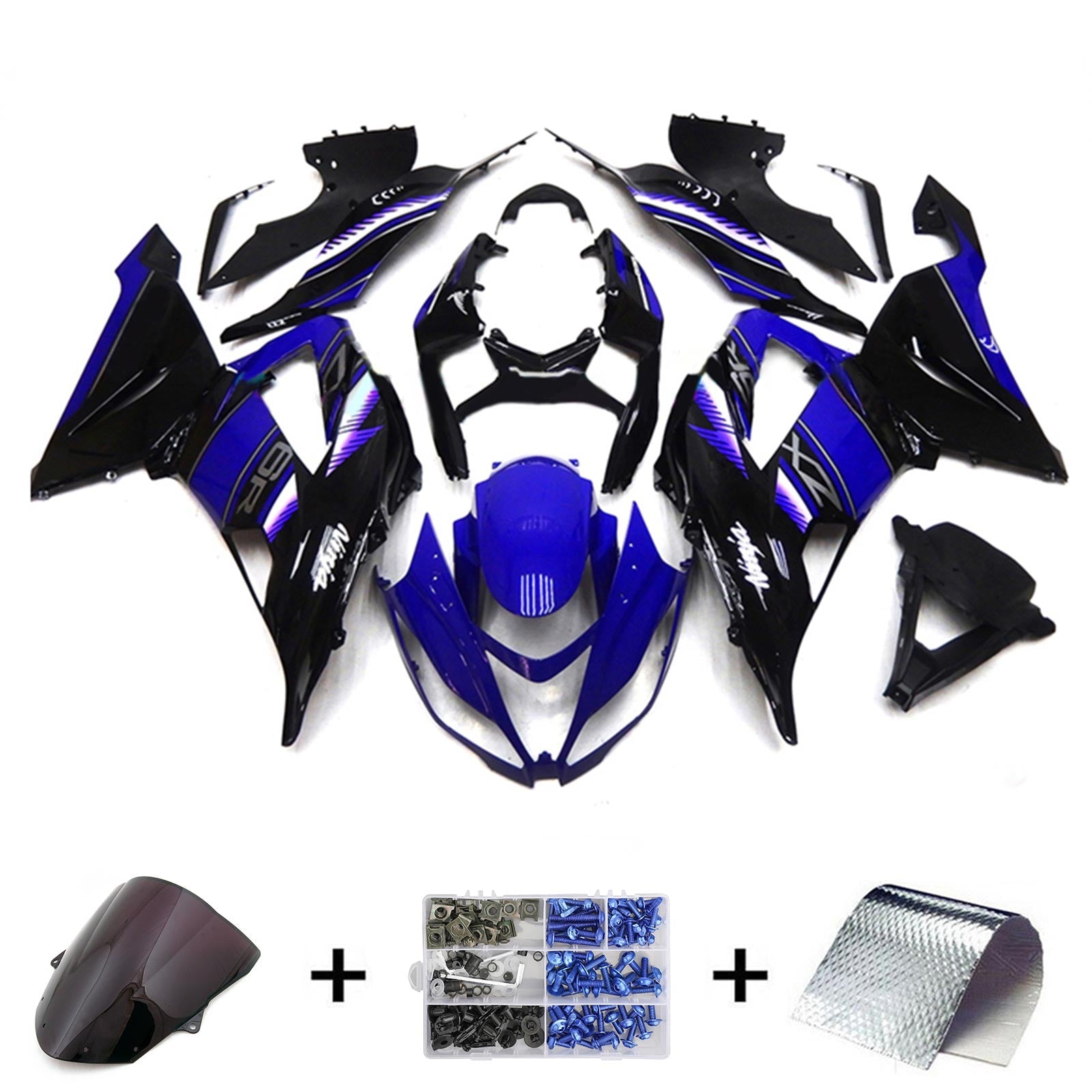 Kawasaki ZX6R 636 2013-2018 Fairing Kit Bodywork Plastic ABS