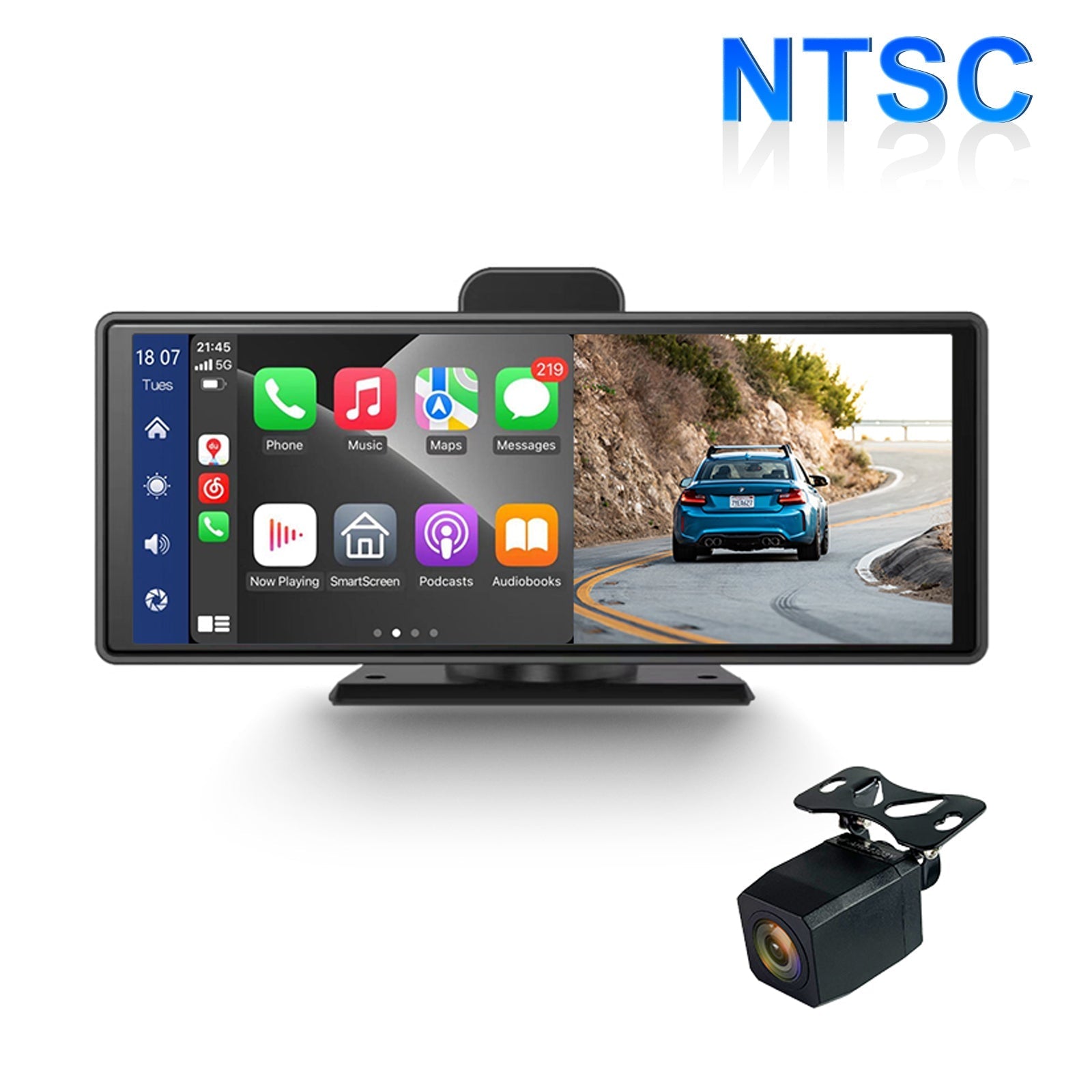 10.26 Inch Smart Screen DVR NTSC for RV Truck Bus + Rear View Backup Camera