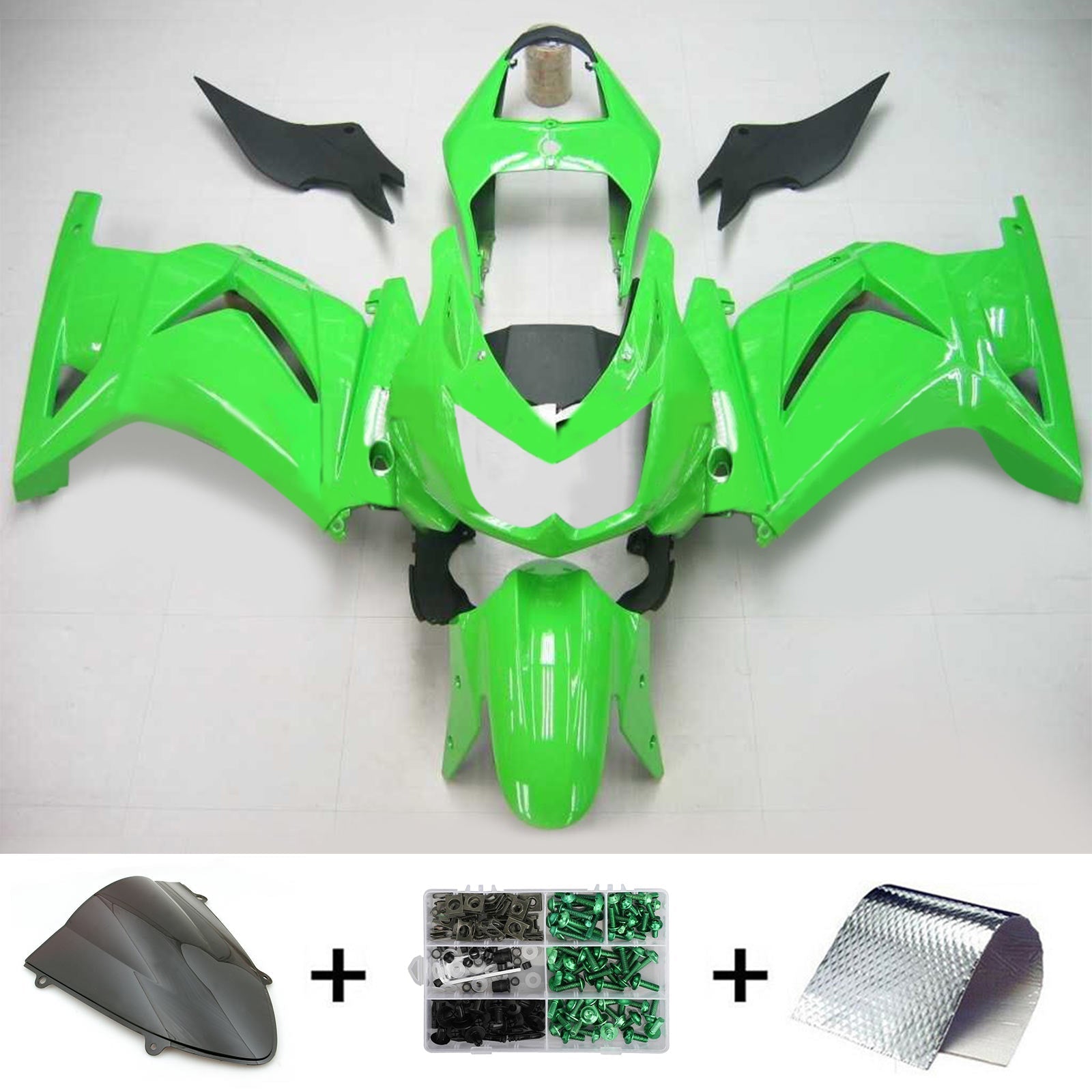 Kawasaki EX250/Ninja250R 2008-2012 Fairing Kit Bodywork Plastic ABS