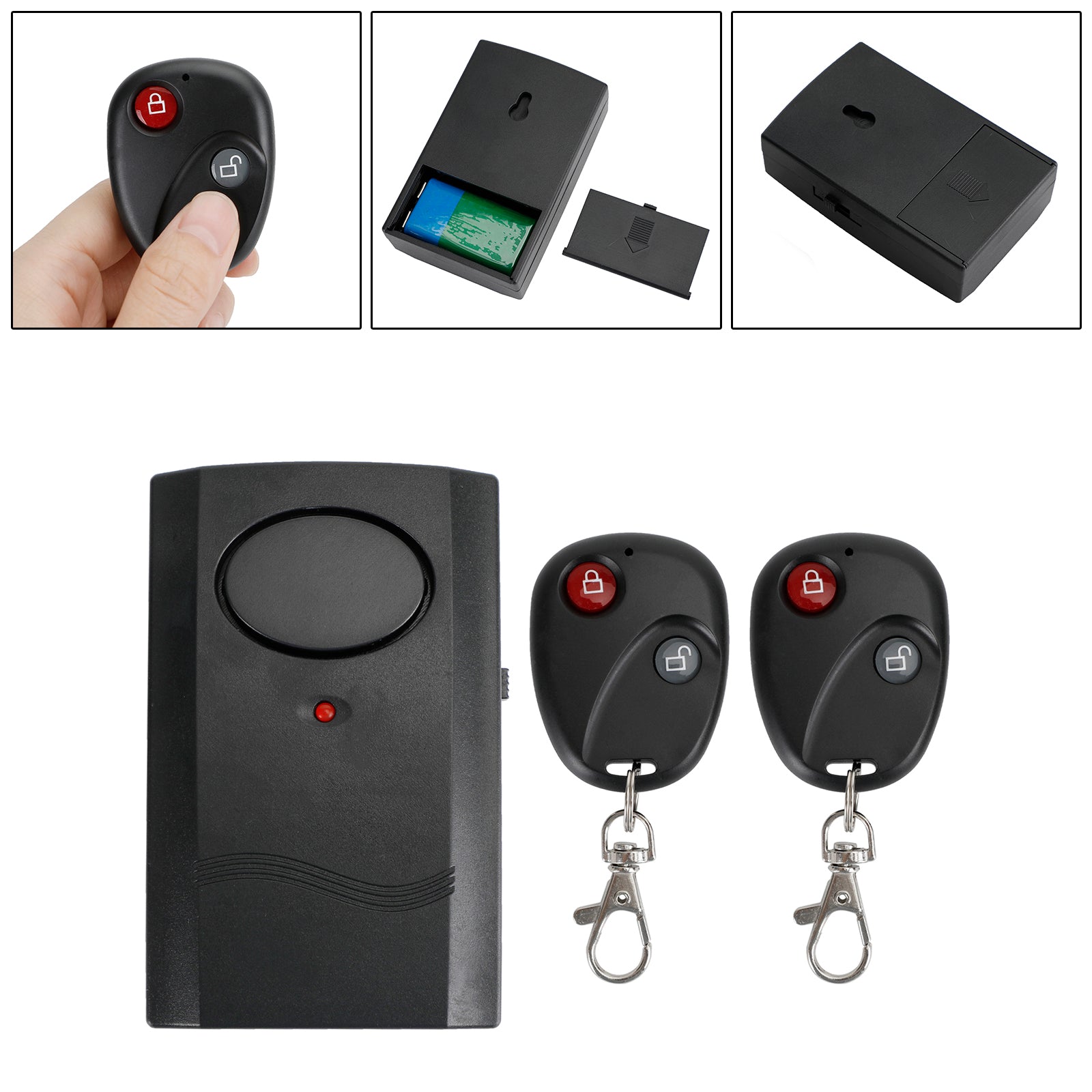 12V Anti-Theft Wireless System Security Detect Remote Intelligent For Motor