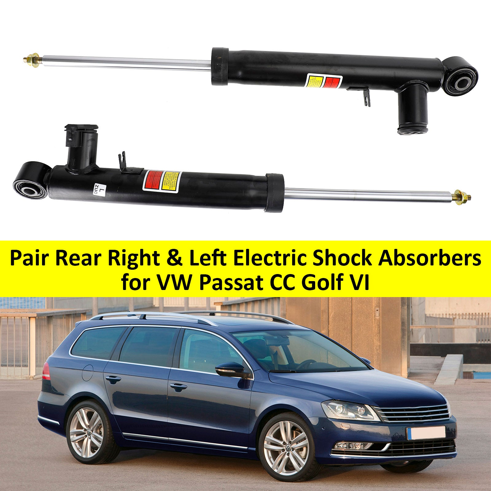 2010-2014 VW Passat & Variant 362 357 Pair Rear Right & Left Electric Shock Absorbers 1K0512010H 1K0512009H 1K0513046B 1K0513045B