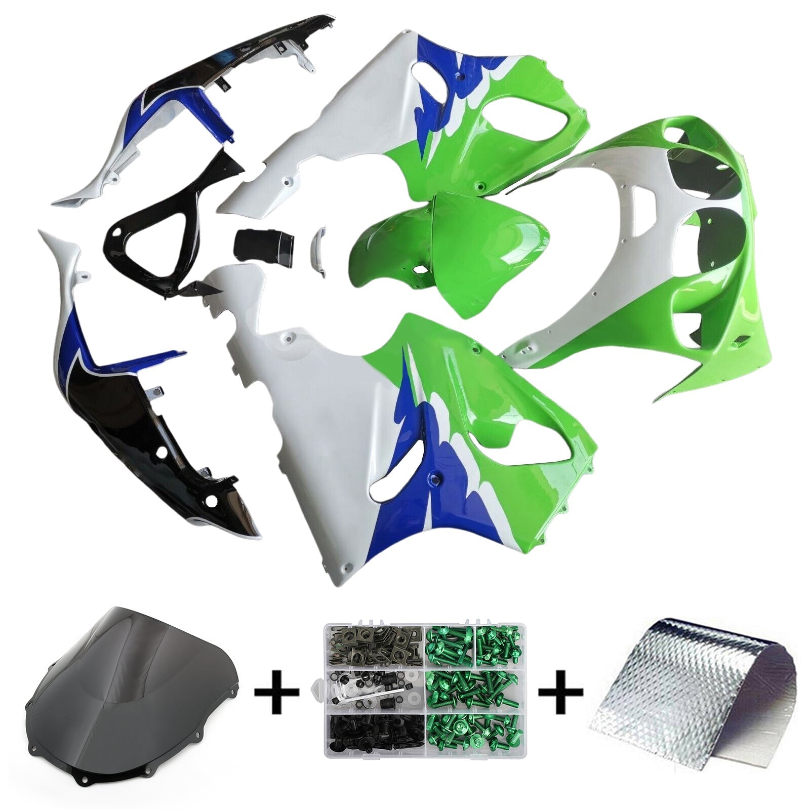 Kawasaki ZX-7R 1996-2003 Fairing Kit Bodywork Plastic ABS