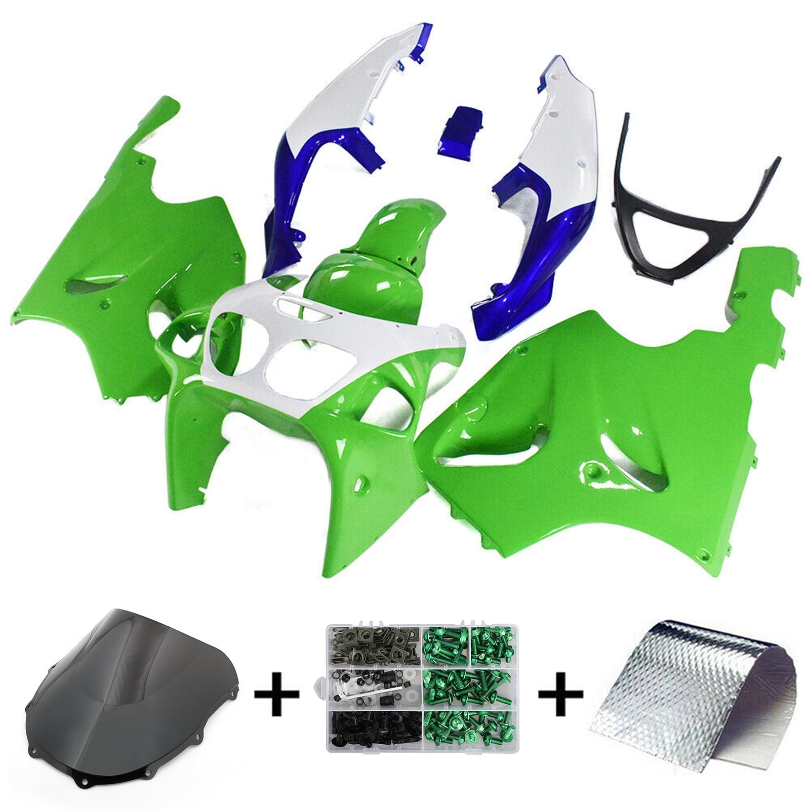 Kawasaki ZX-7R 1996-2003 Fairing Kit Bodywork Plastic ABS