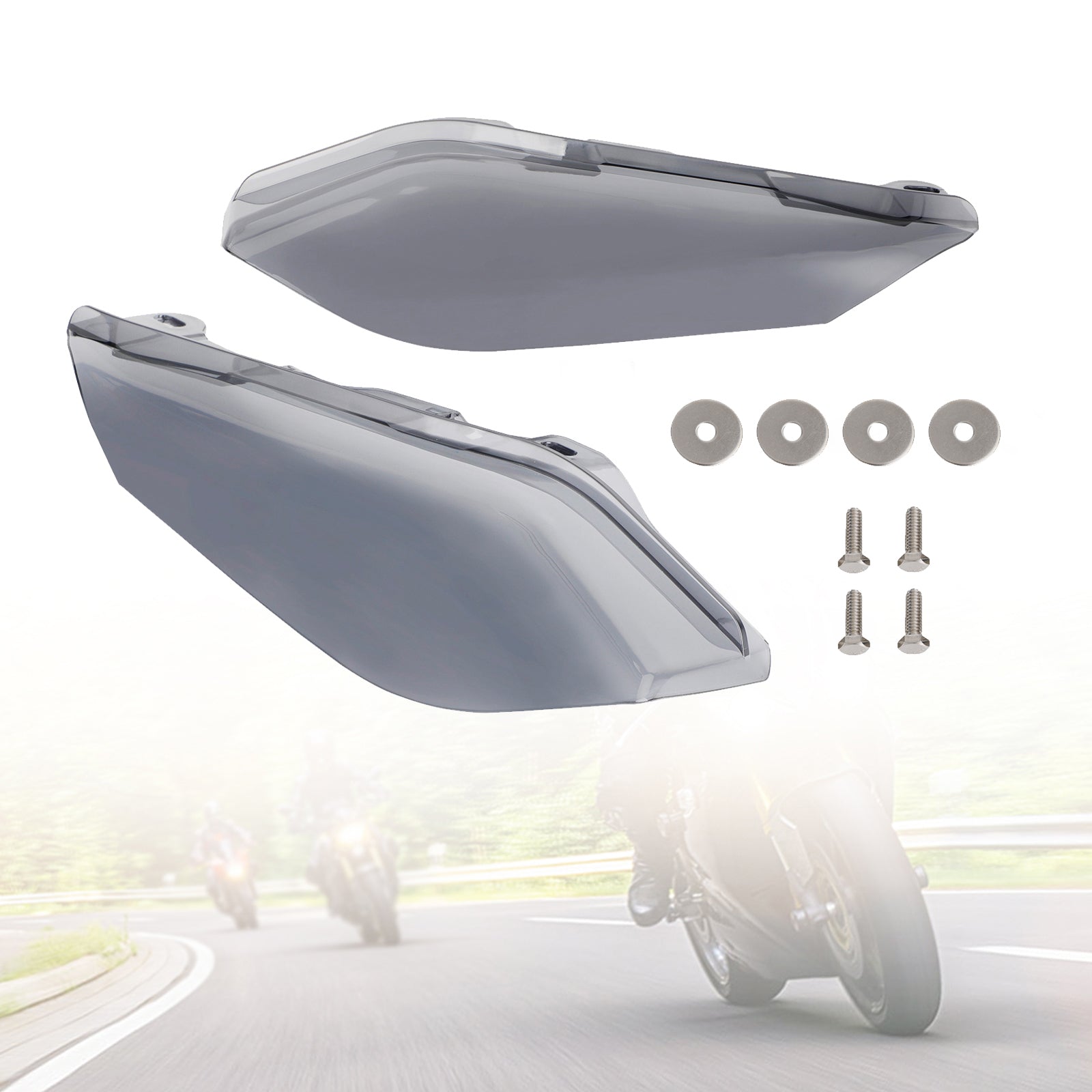 Protector embellecedor deflector de calor de aire de marco medio apto para modelos Touring y Trike 09-16 genéricos