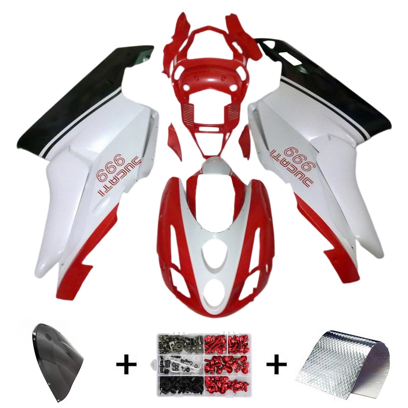 Ducati 999 749 2003 2004 Fairing Kit Bodywork ABS