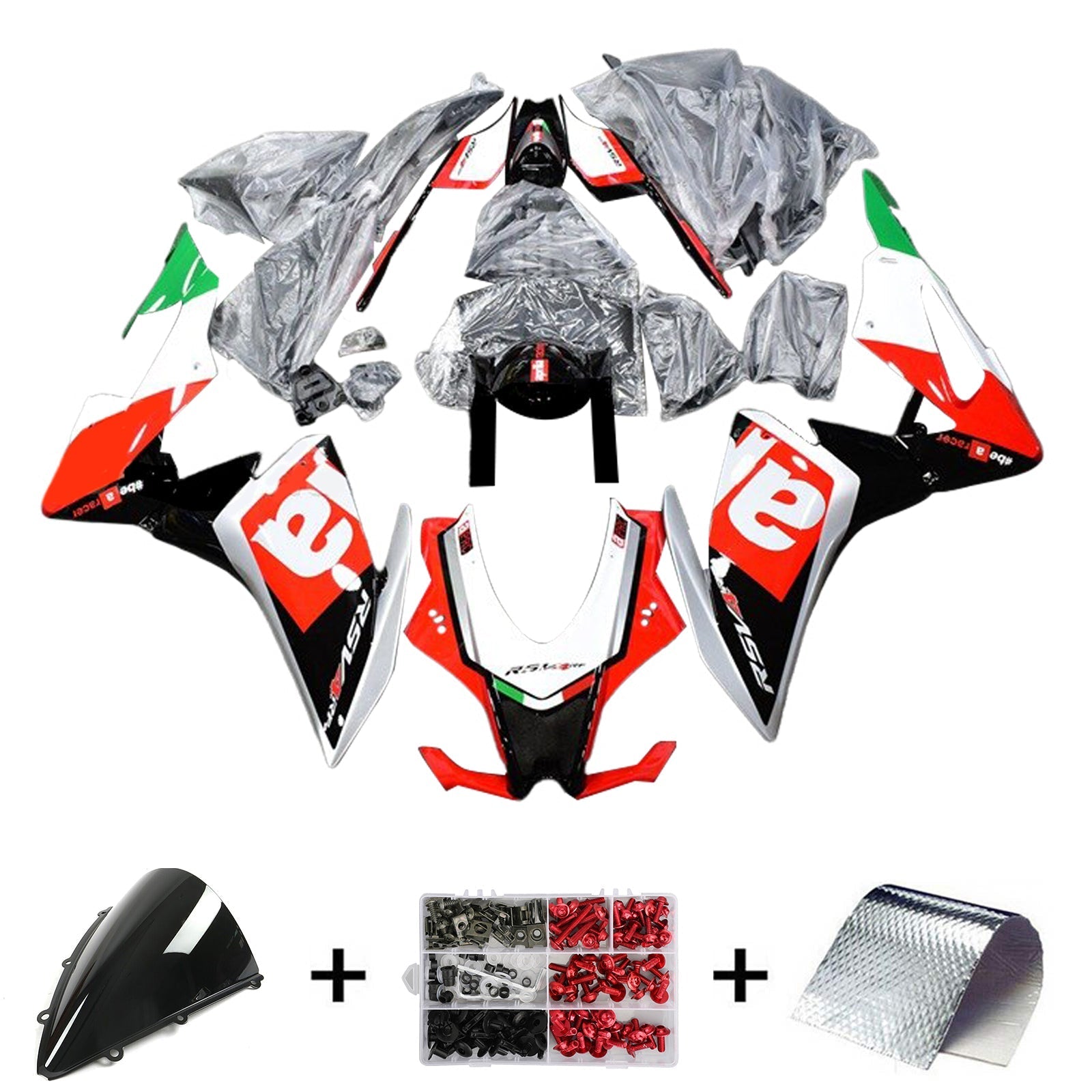 Amotopart Aprilia RSV4 1000 2016-2020 Fairing Kit Bodywork Plastic