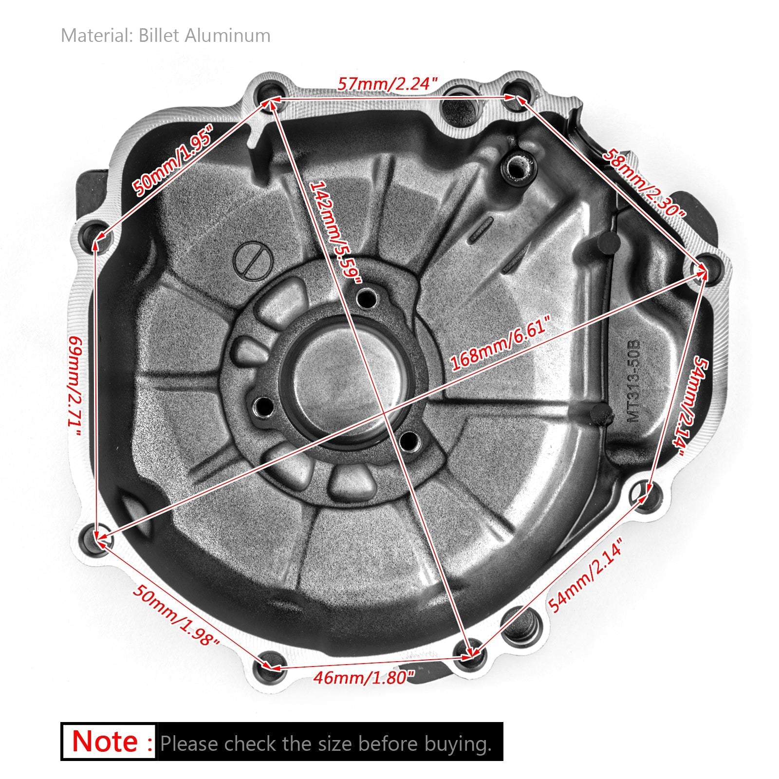 Stator Engine Cover Crankcase Fit for Suzuki GSXR 600 750 04-13 GSX-R 1000 400 Generic