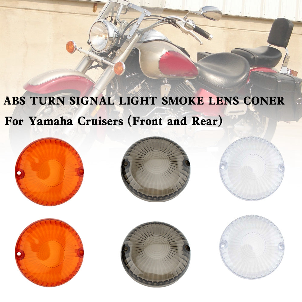 Yamaha V Star 650 1100 Vmax 1200/1700 Turn Signal Light Lens Cover