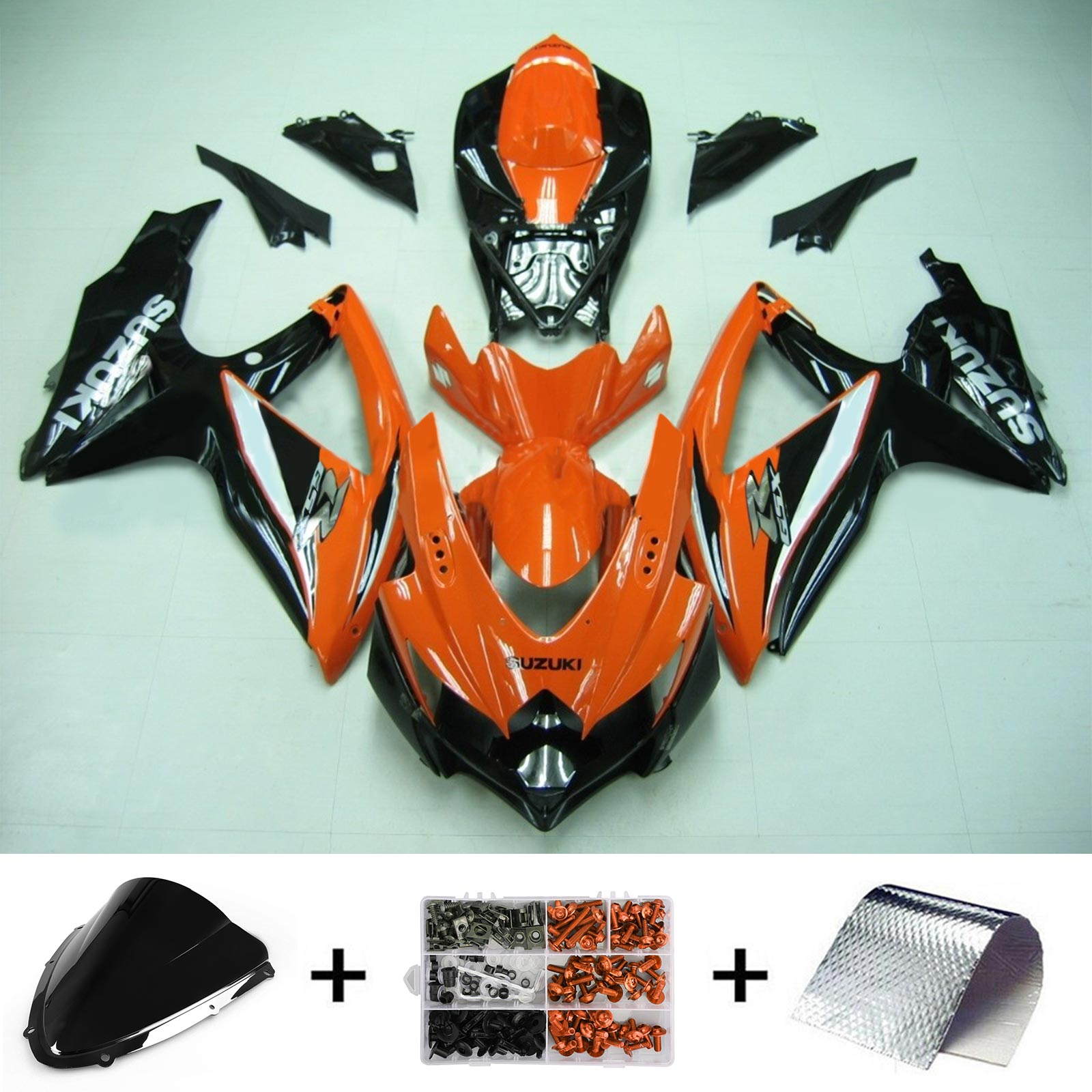 Suzuki GSXR 600/750 2008-2010 Kit Carenado Carrocería Plástico ABS K8