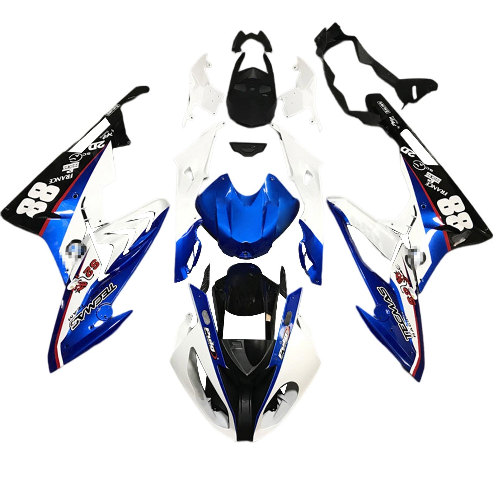 Amotopart BMW S1000RR 2015-2016 Fairing Kit Bodywork Plastic ABS