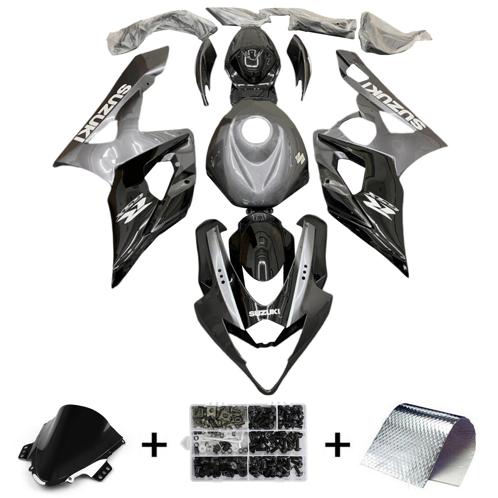 Suzuki GSXR1000 2005-2006 K5 Fairing Kit Bodywork Plastic ABS