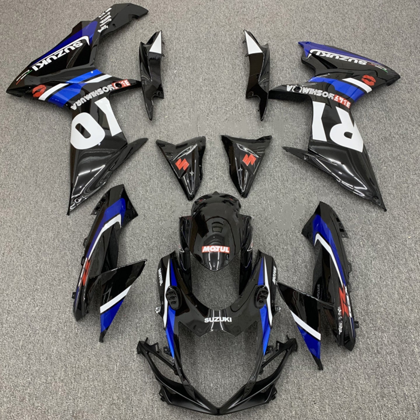 Amotopart Suzuki GSXR 600/750 2011-2024 K11 Fairing Kit Bodywork Plastic ABS