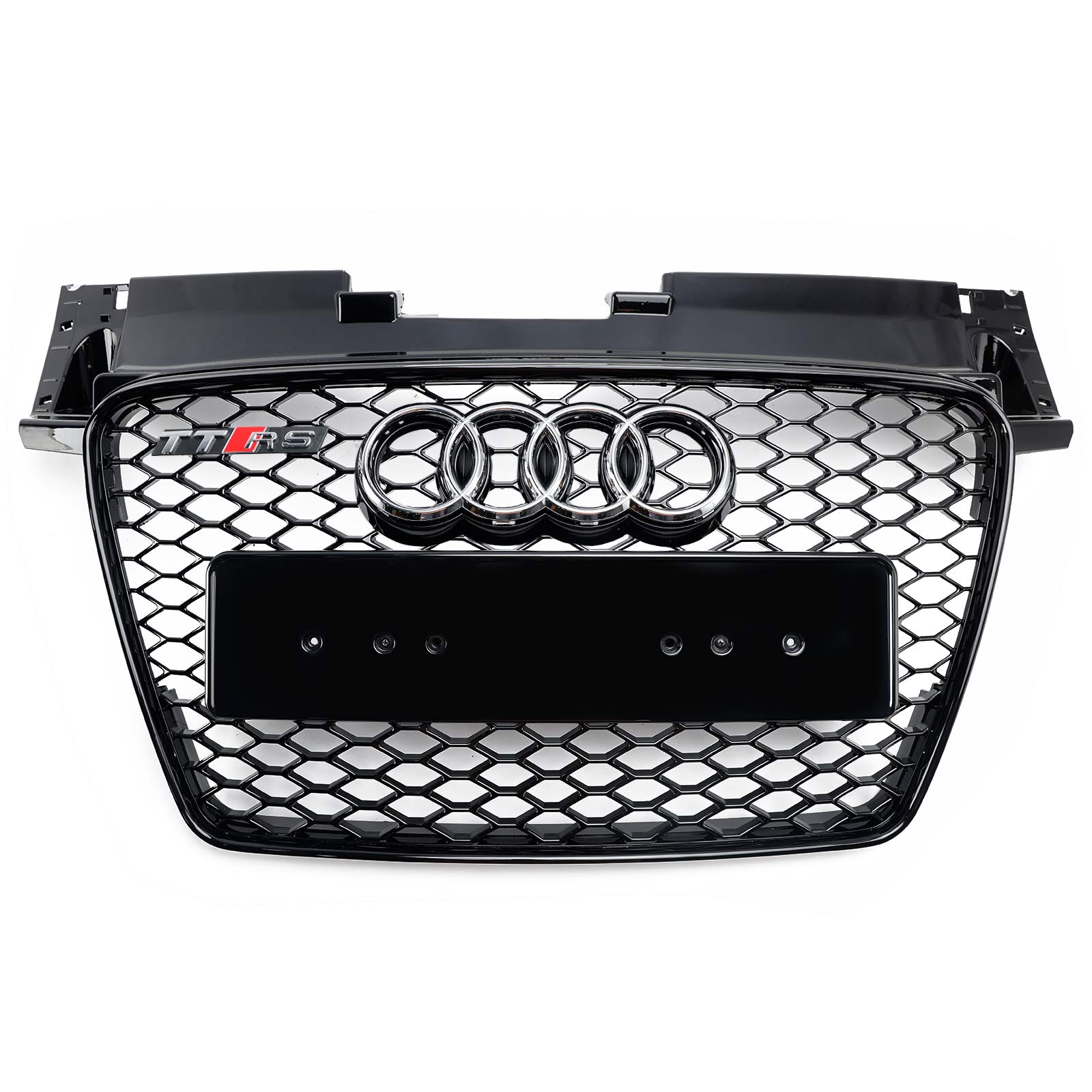 Audi TT TTS 2006-2014 RS Style Front Honeycomb Grille Grill Gloss Black