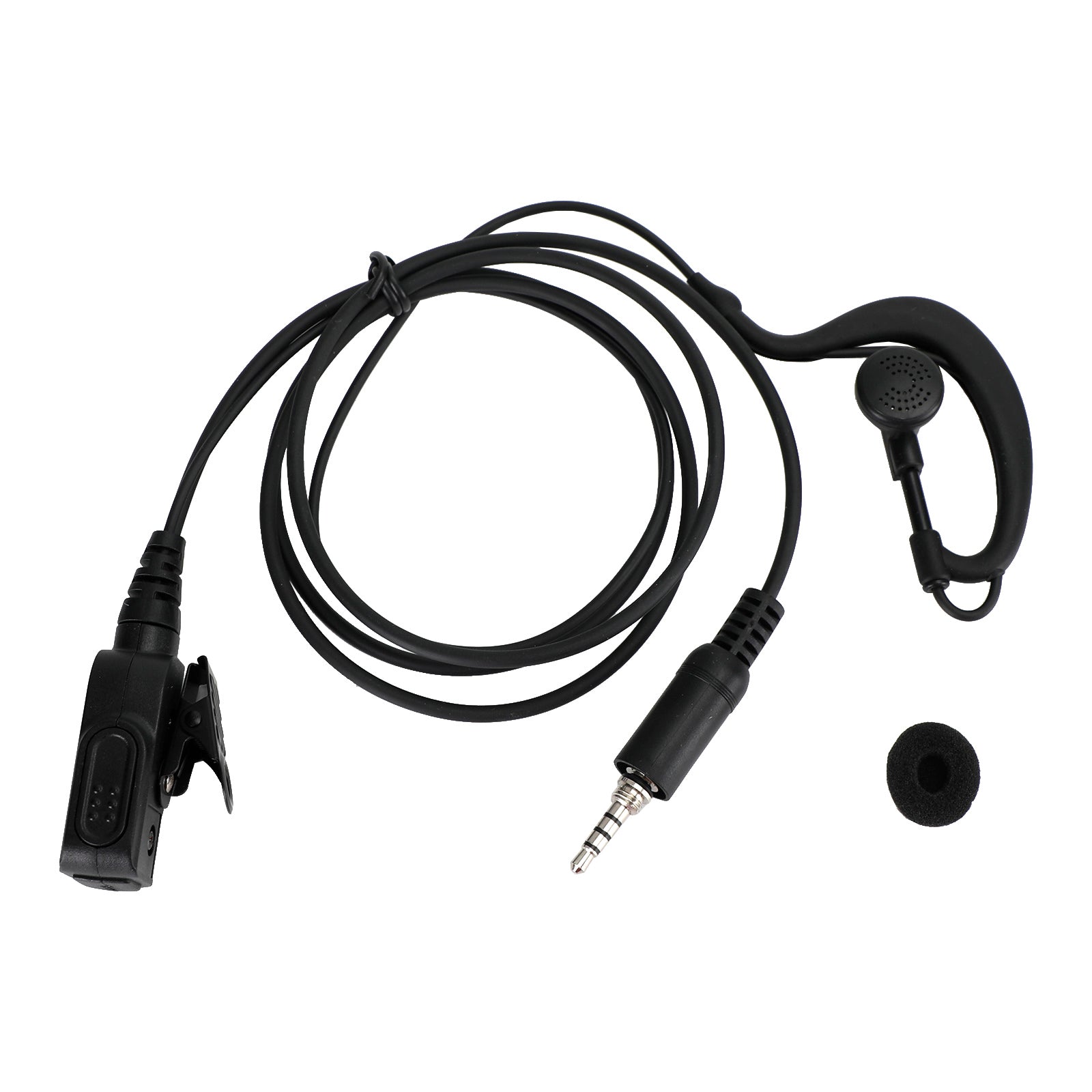 G-Shape Earpiece Headset Oval PTT MIC For ICOM IC-M33 M34 M36 M23 M24 M25 RS-35M