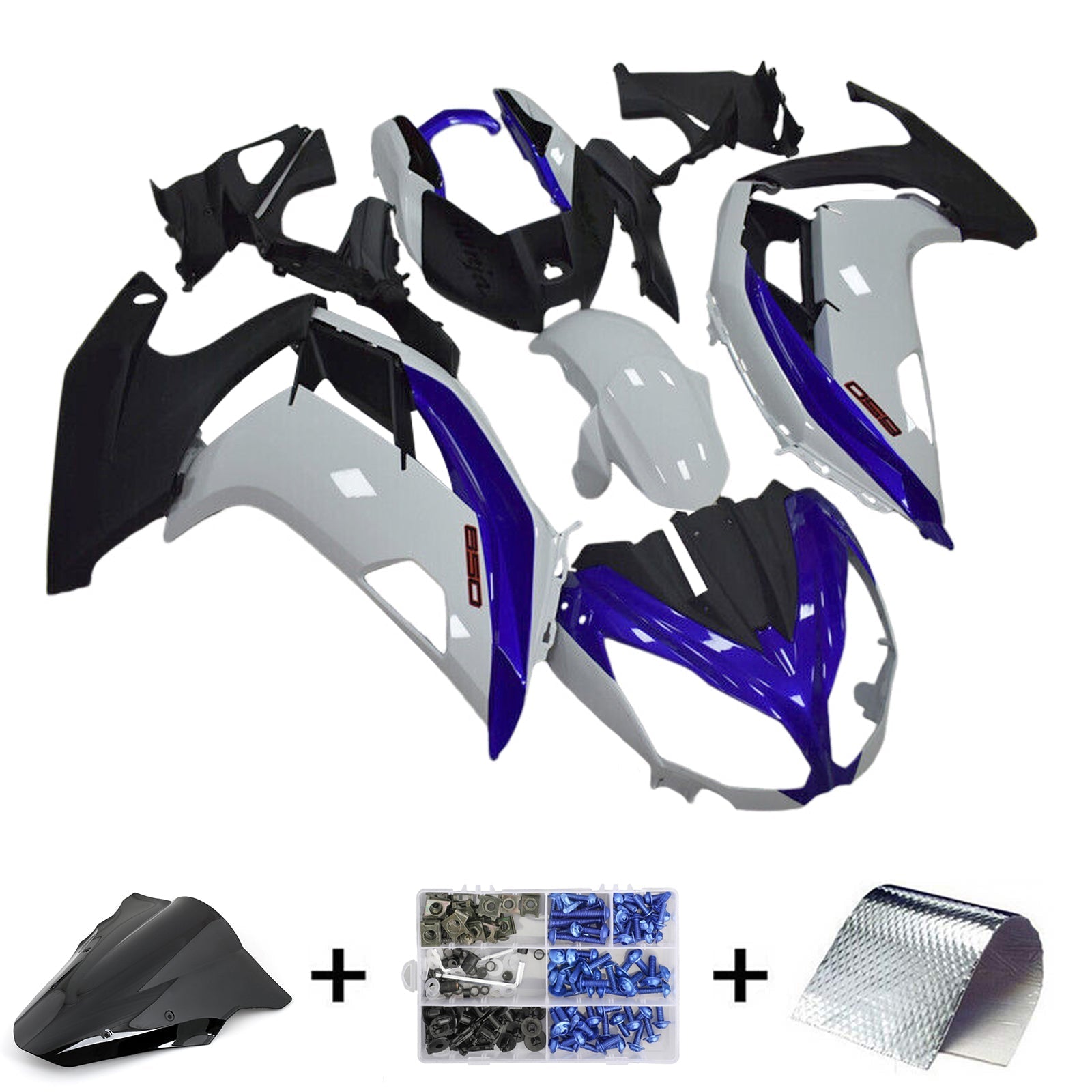 Kawasaki ER6F/Ninja650 2012-2016 Fairing Kit Bodywork Plastic ABS