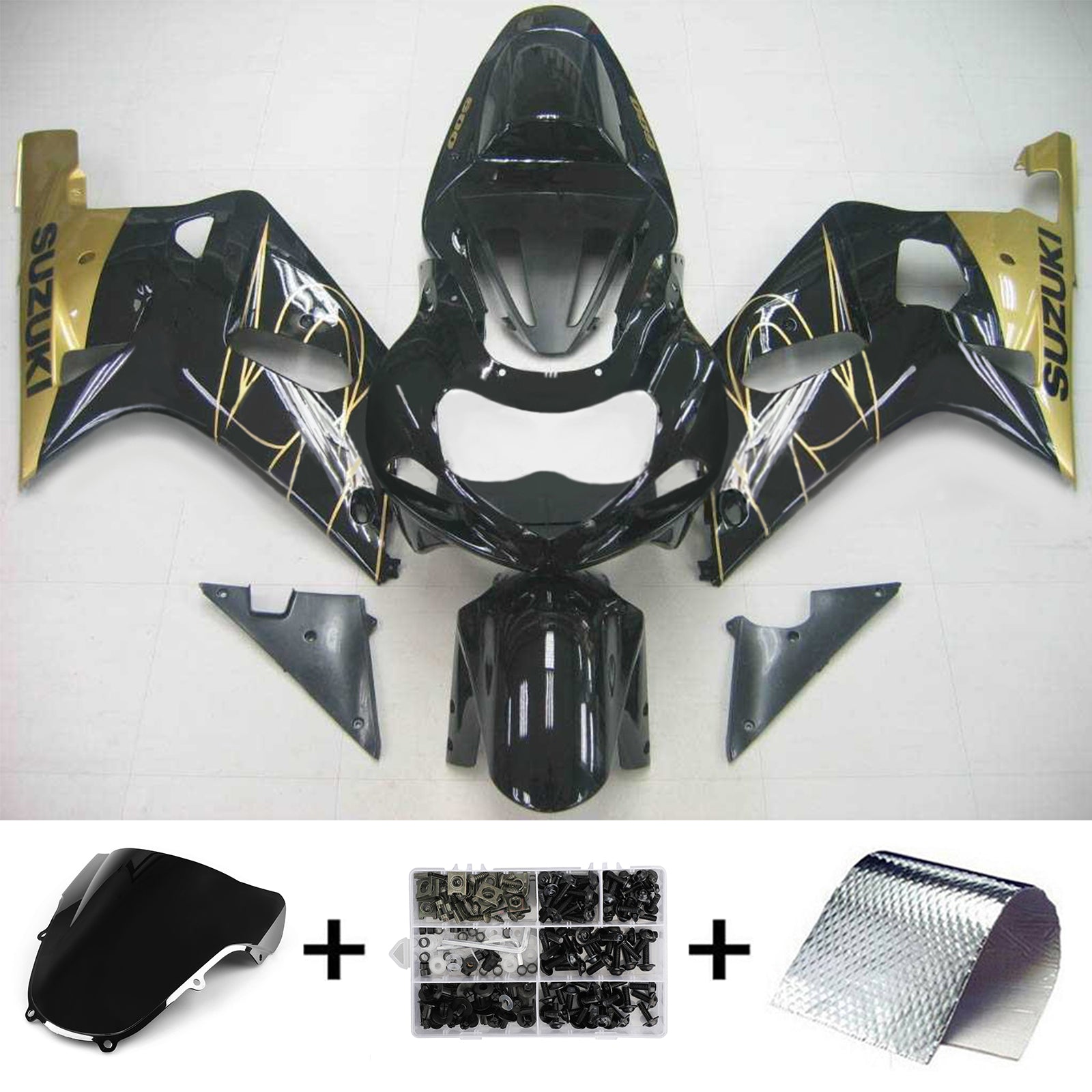 Suzuki GSXR600 2001-2003 
Fairing Kit Bodywork Plastic ABS