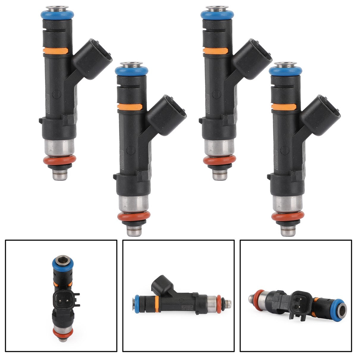 4PCS Fuel Injectors Fit 2006-2012 Mazda3 2.0L 2006-2008 Mazda6 0280158103 Generic