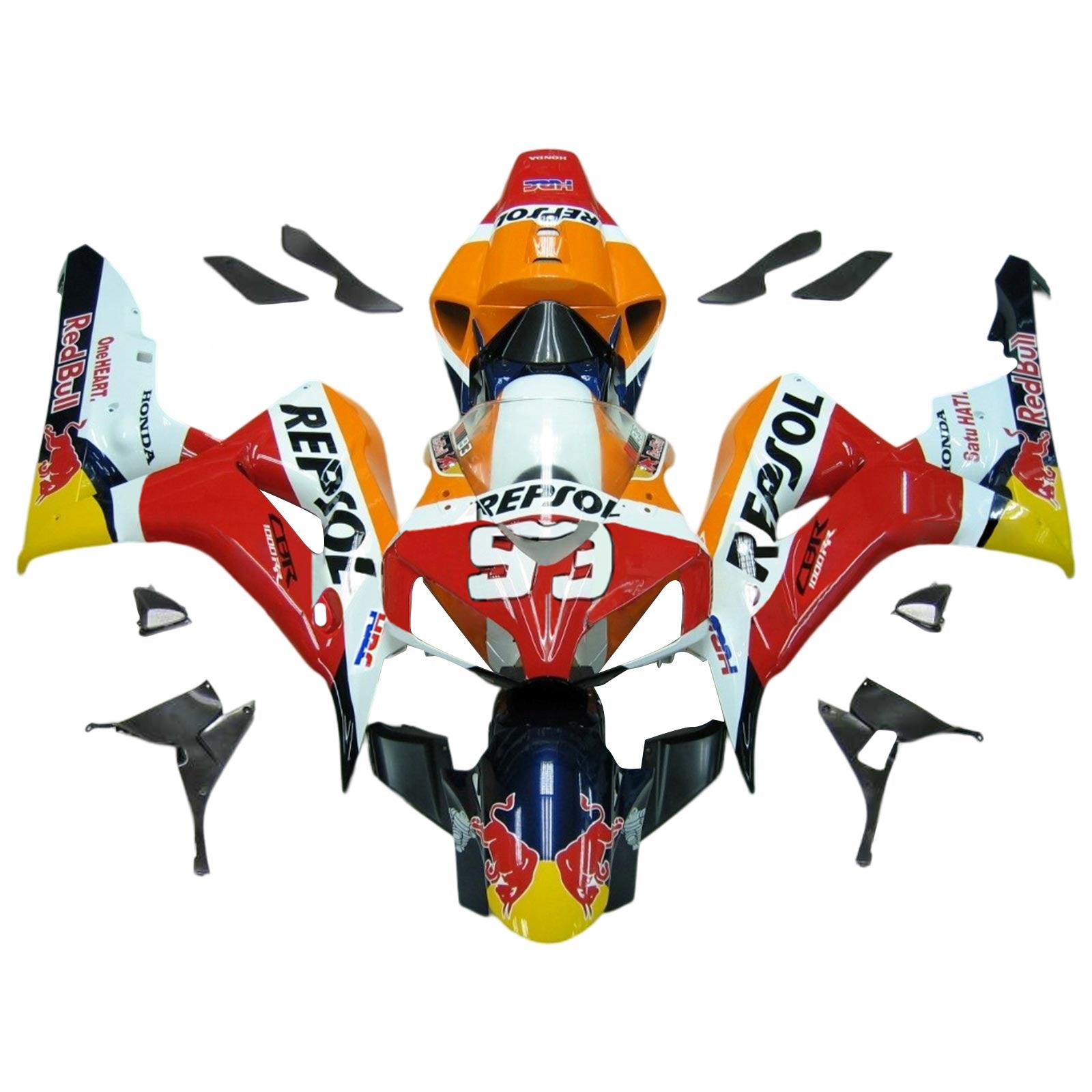 Honda CBR1000RR 2006-2007 Fairing Kit Bodywork Plastic ABS