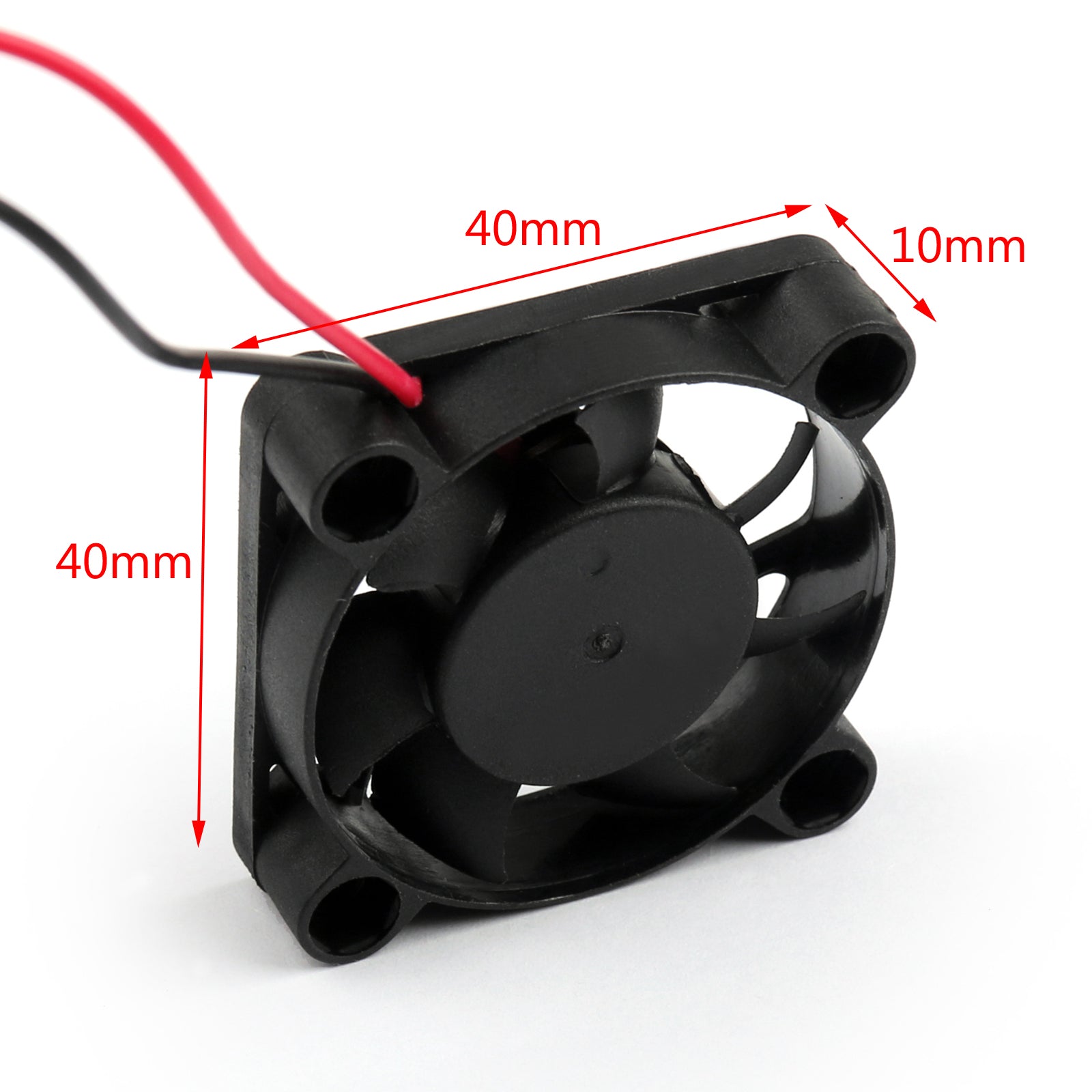 4Pcs DC Brushless Cooling Fan 5V 0.15A 4010s 40x40x10mm 2 Pin CUP Computer Fan