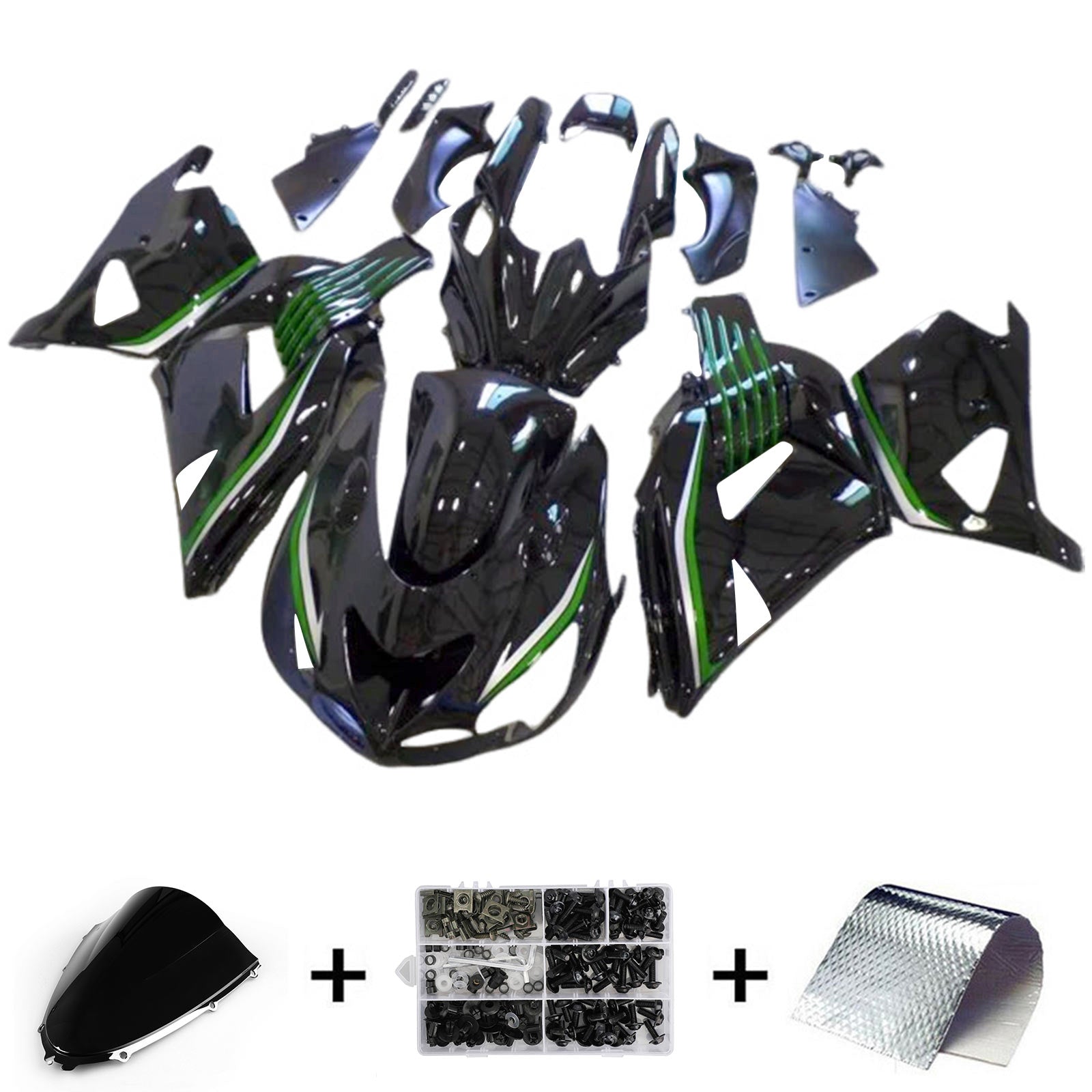 Kit Carenado Kawasaki ZX14R ZZR1400 2006-2011 Carrocería