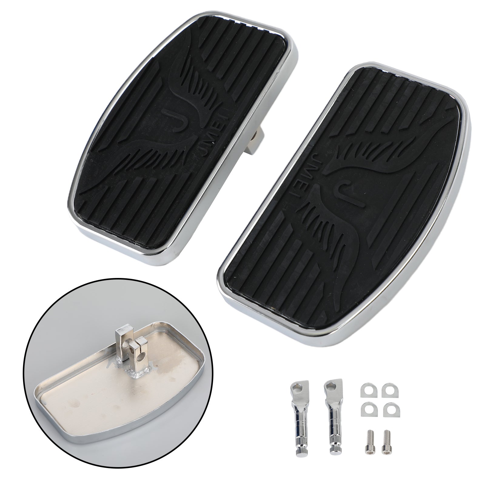 Rear Floorboard Footboard fit for Dyna Sportster Touring Softail CVO Generic