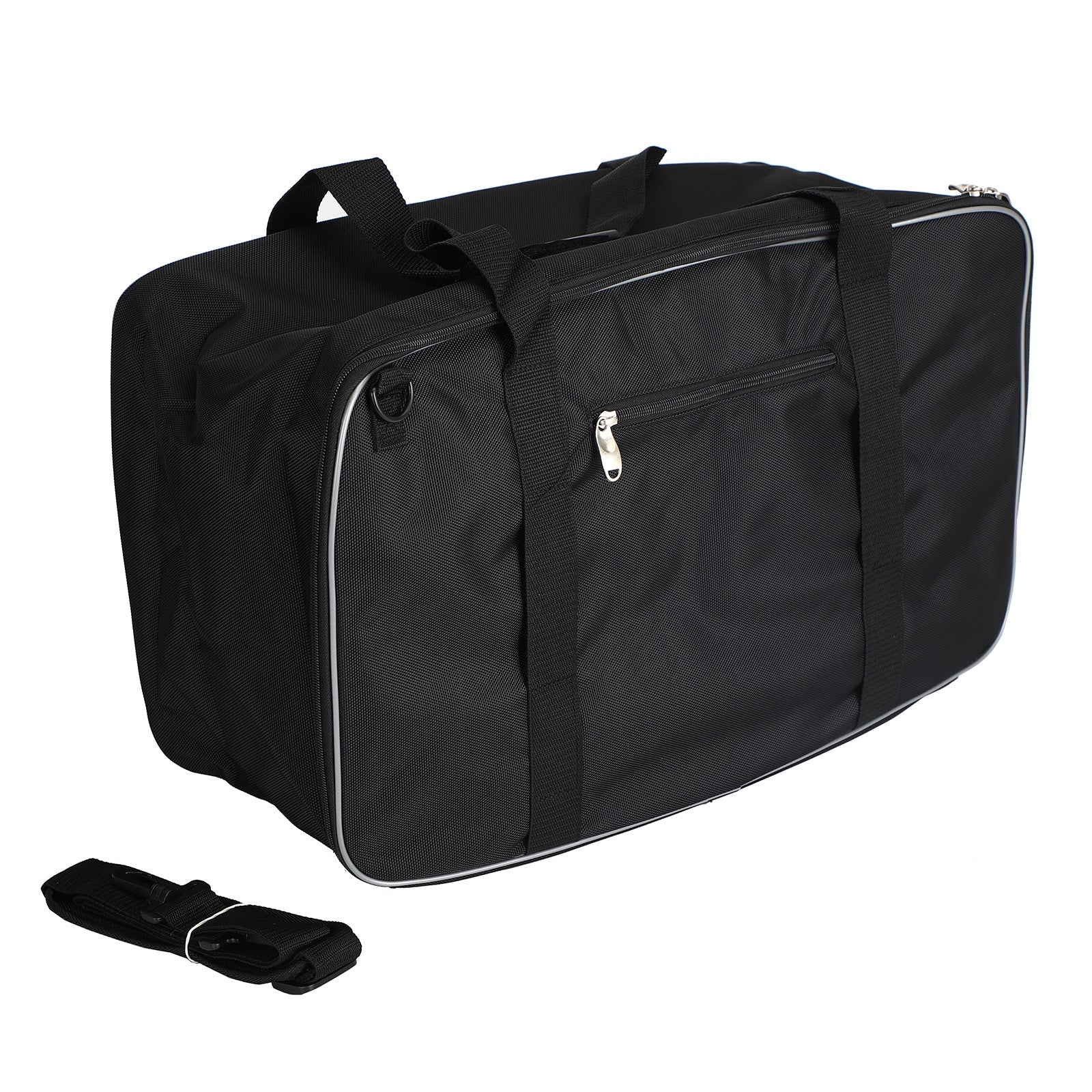 Alforja Tour Pak negra, bolsa de equipaje con forro suave, compatible con Street Tour Glide genérico