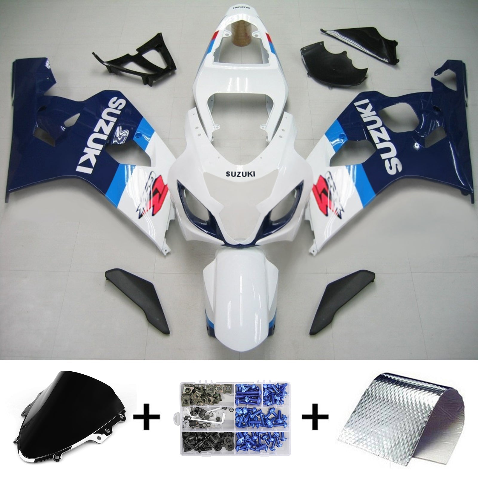 Suzuki GSXR 600/750 2004-2005 Fairing Kit Bodywork Plastic ABS