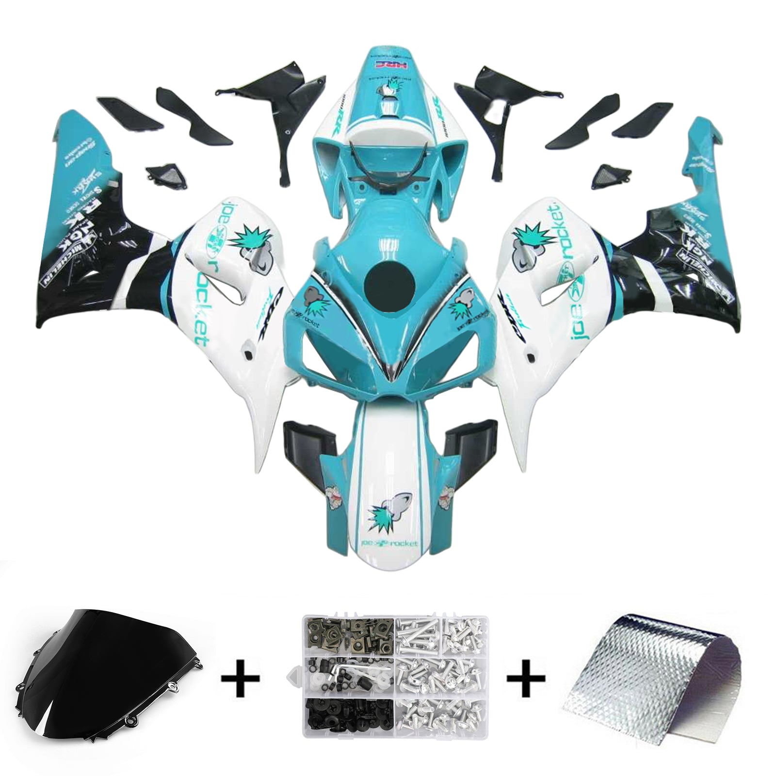 Honda CBR1000RR 2006-2007 Fairing Kit Bodywork Plastic ABS