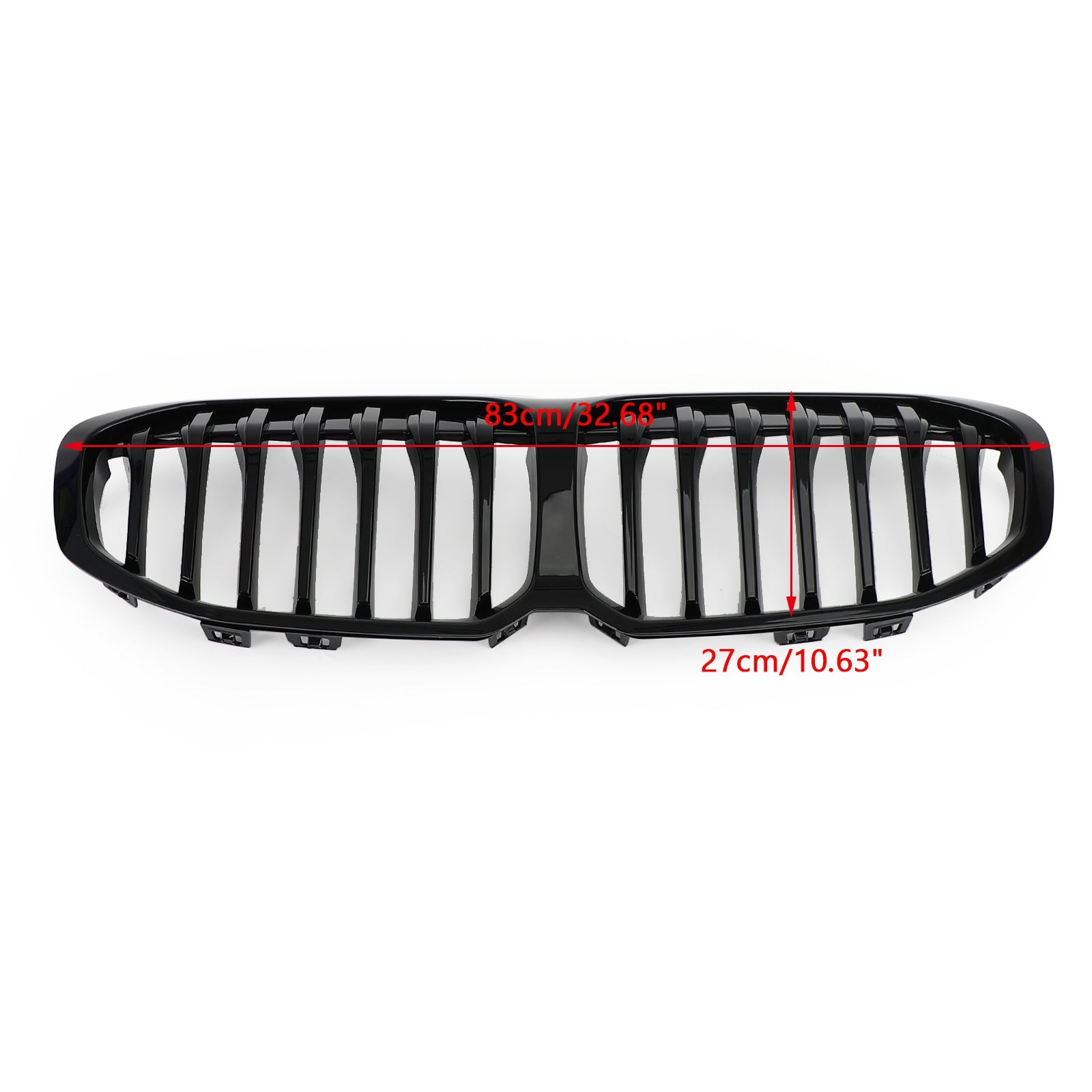 Gloss Black Front Replacement Hood Grille Fit BMW F40 1-Series 2019-2023 Generic