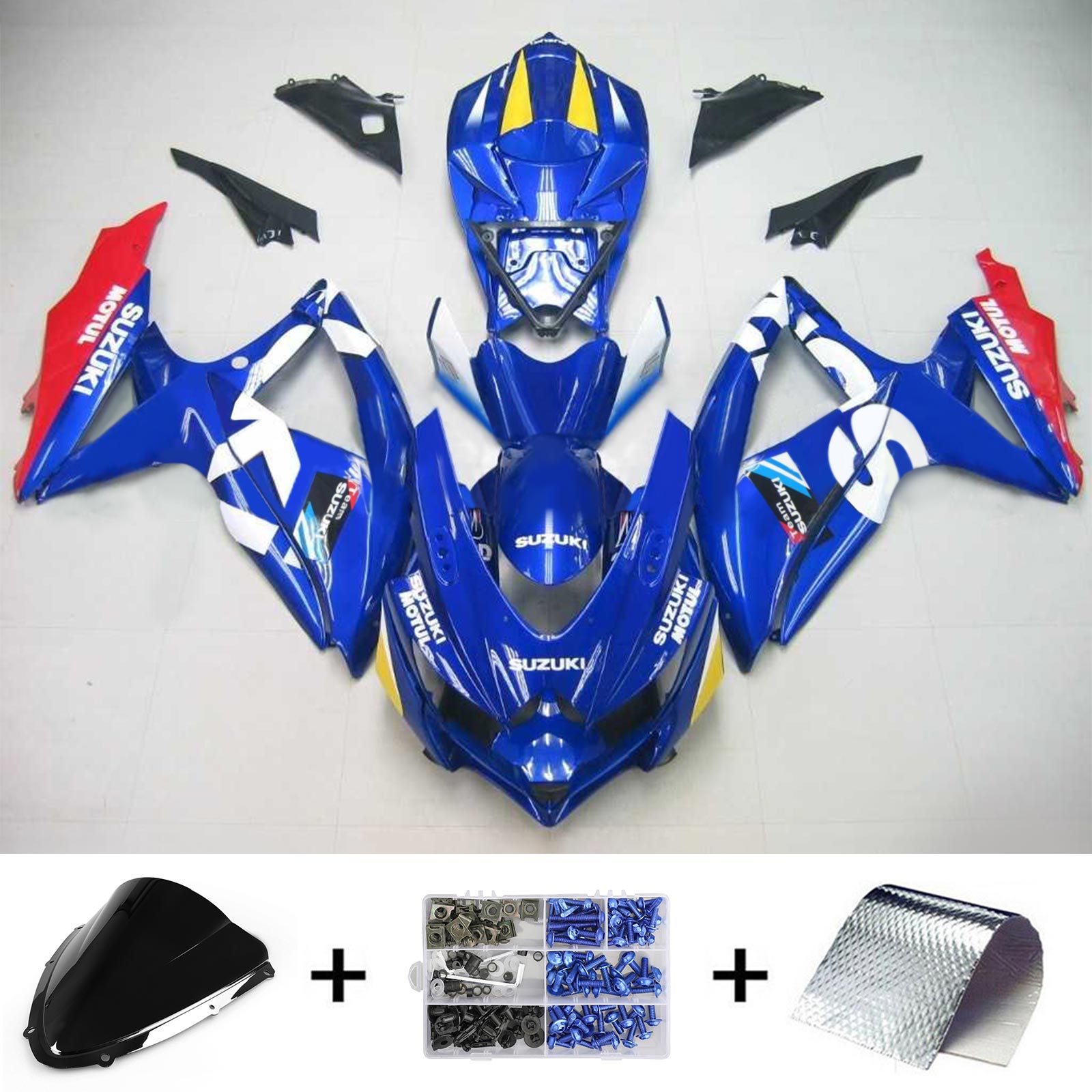 Suzuki GSXR 600/750 2008-2010 Kit Carenado Carrocería Plástico ABS K8