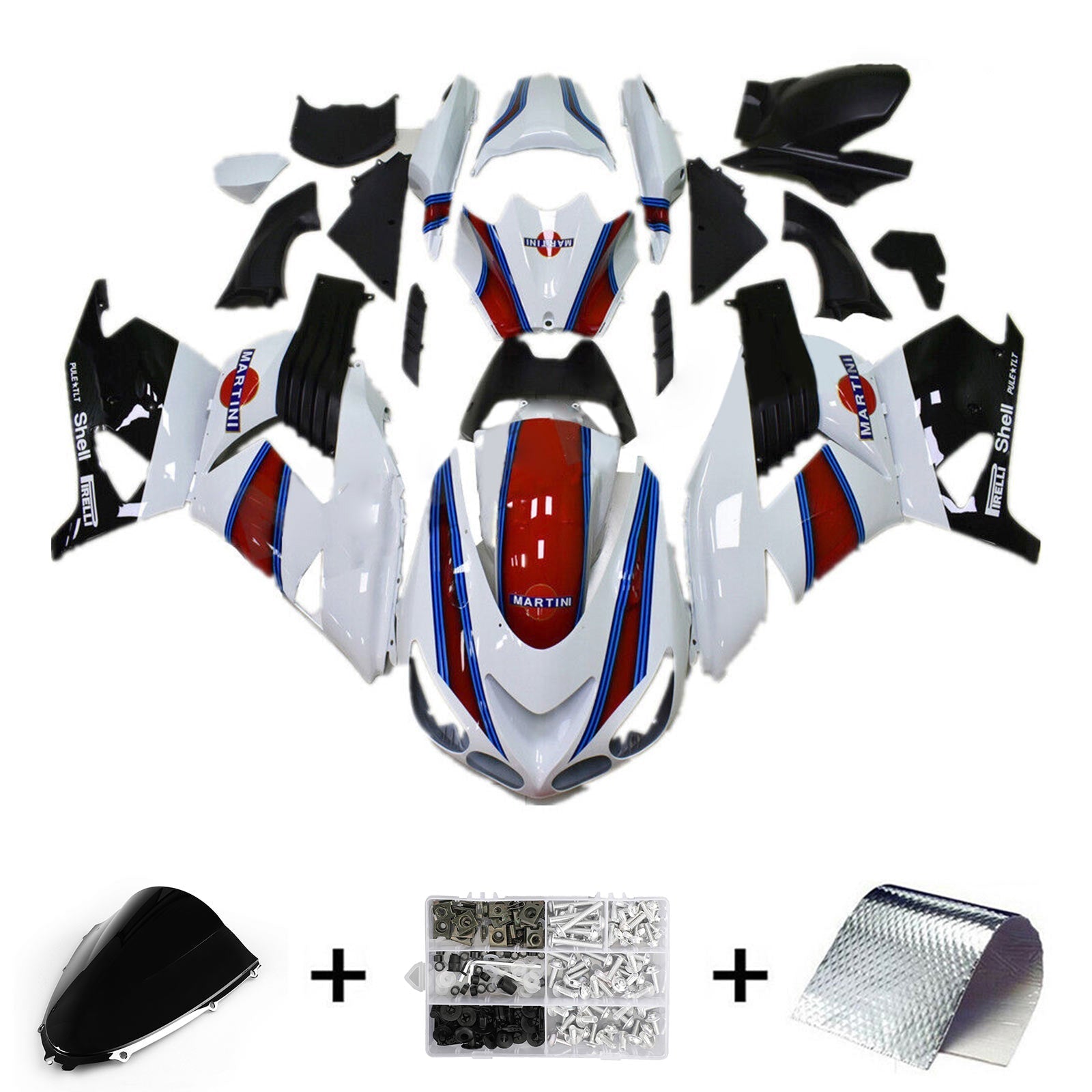 Kit Carenado Kawasaki ZX14R ZZR1400 2006-2011 Carrocería