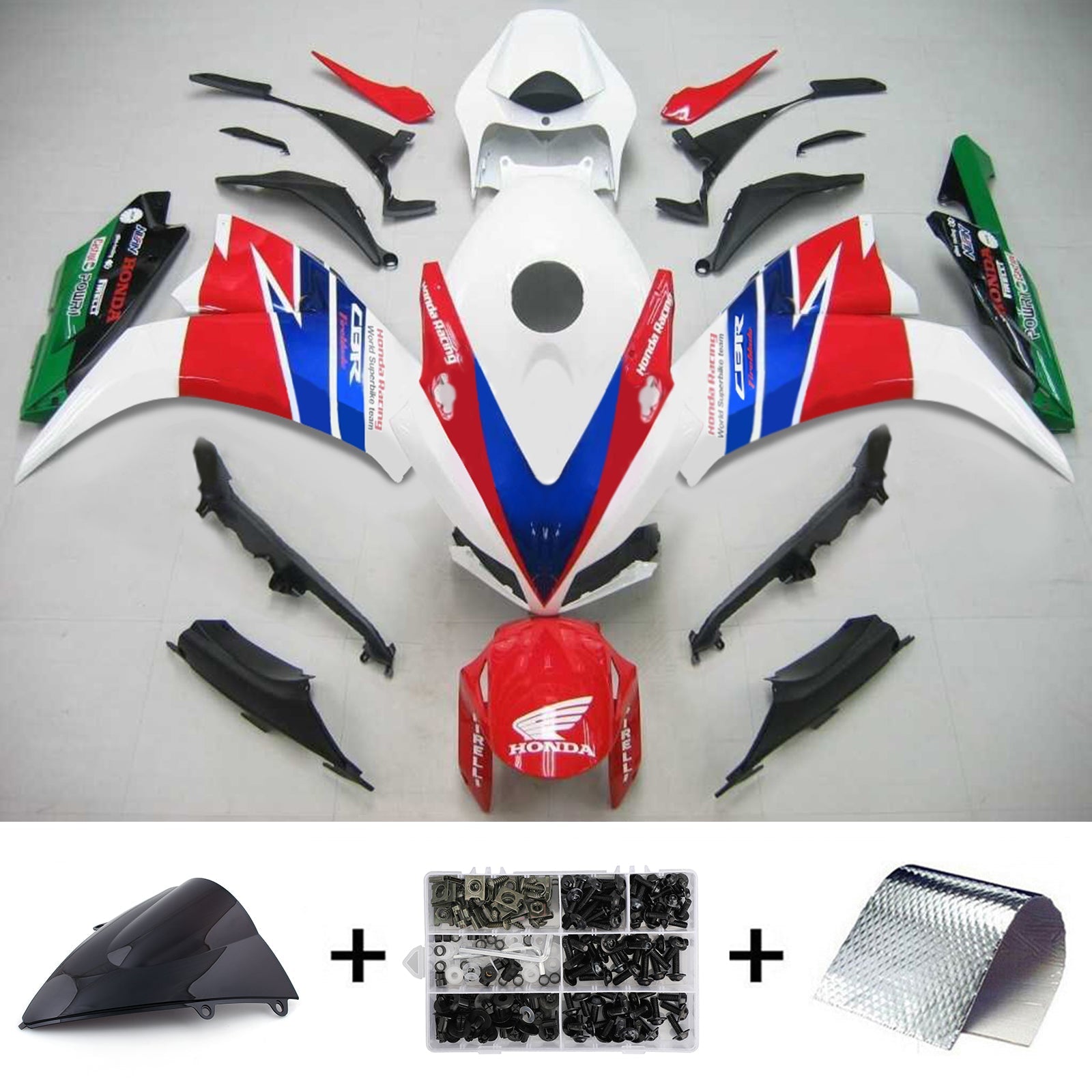 Honda CBR1000RR 2012-2016 Fairing Kit Bodywork Plastic ABS