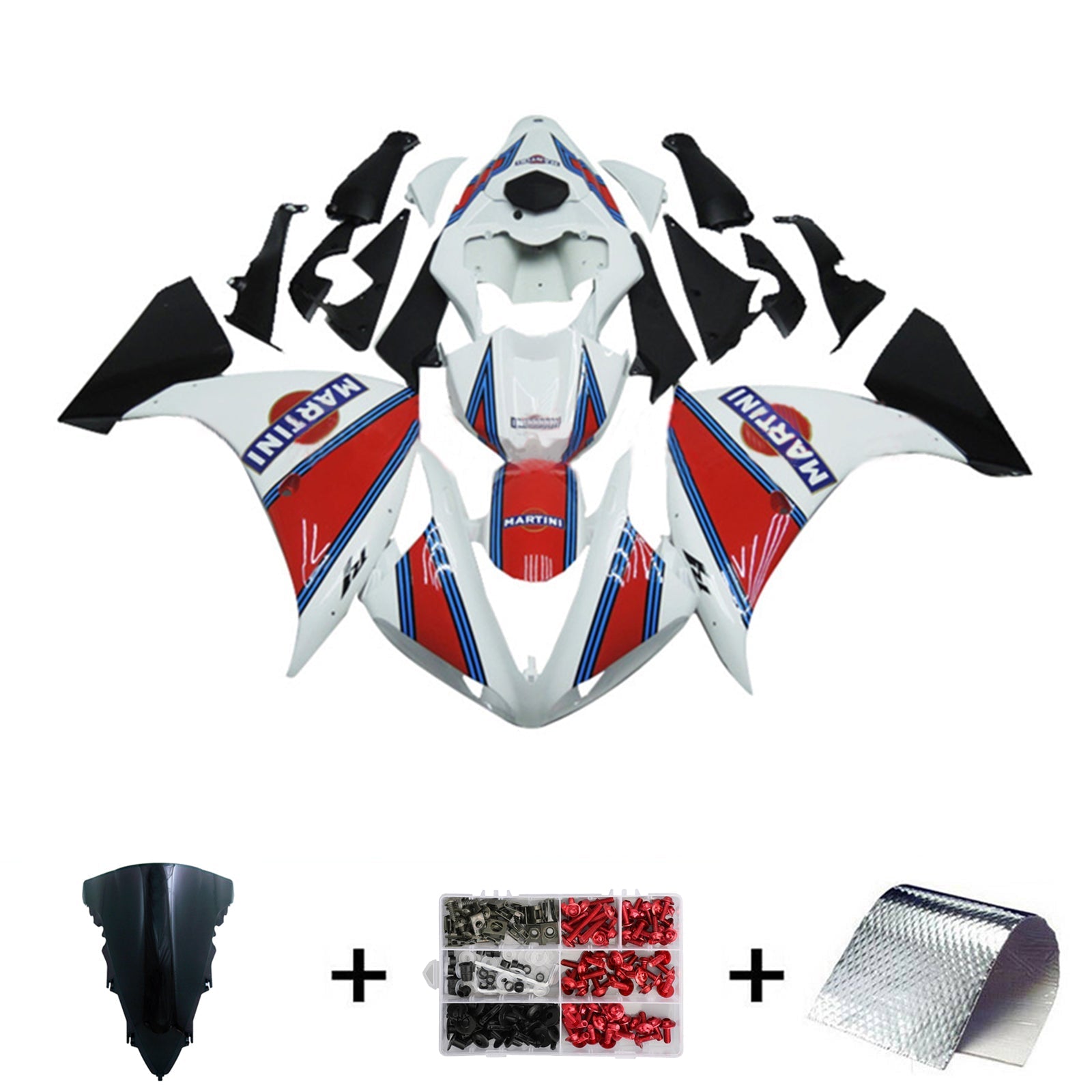 Yamaha YZF 1000 R1 2009-2011 Fairing Kit Bodywork Plastic ABS