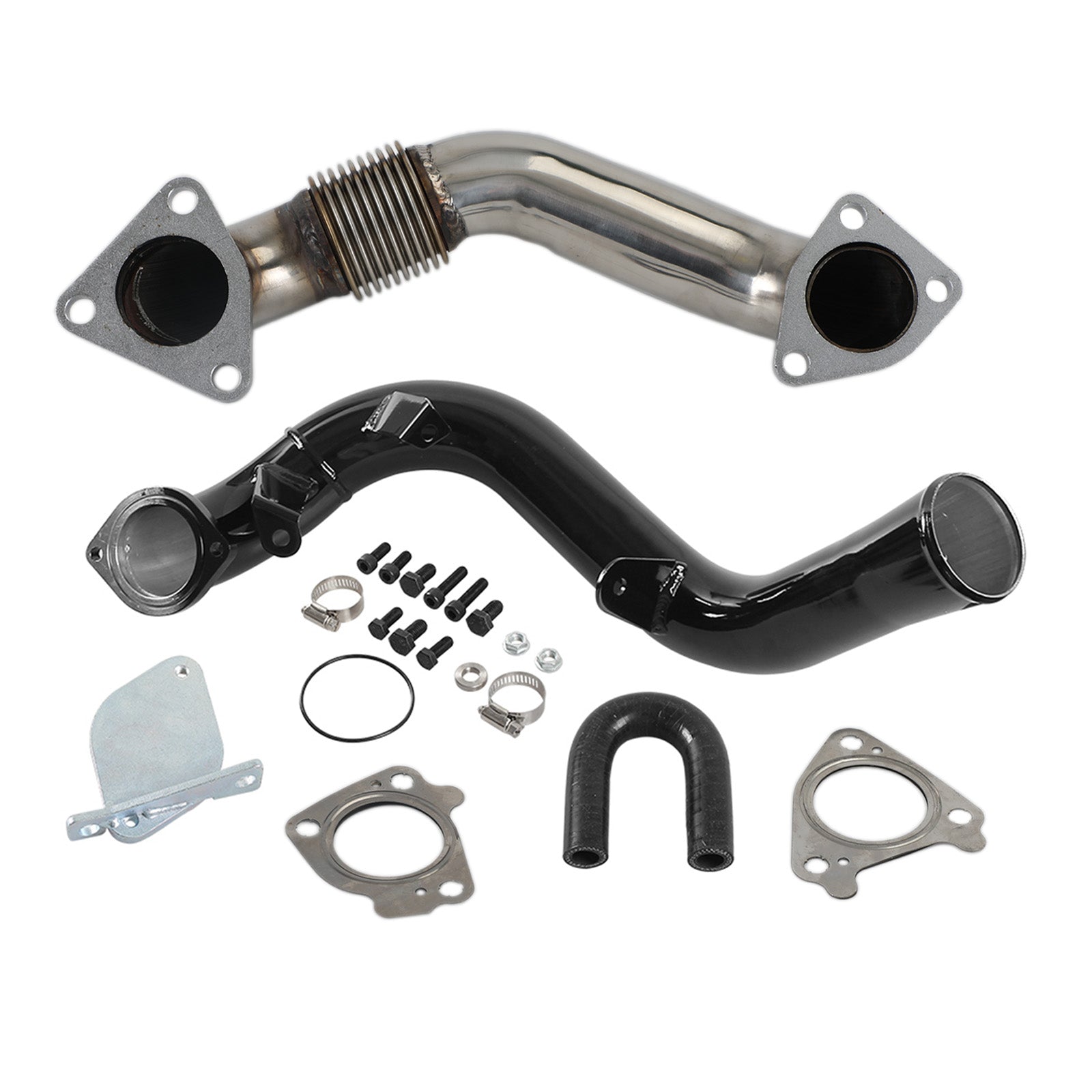 2007.5-2010 GMC Sierra 2500 3500 HD 6.6L EGR Delete Kit & Passenger Up-Pipe & Intake Tube