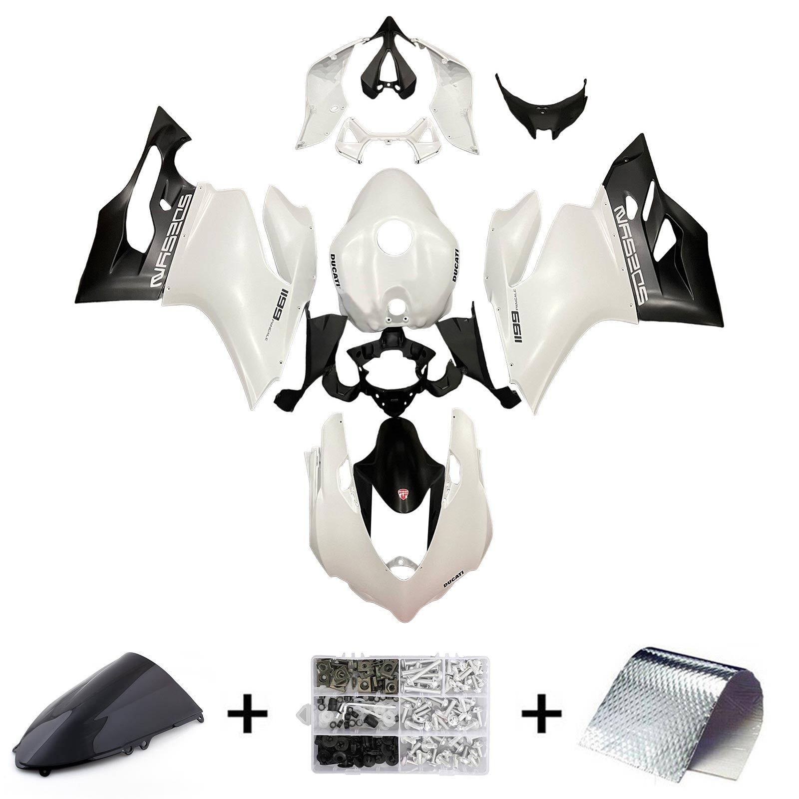 Ducati 1199 899 2012-2015 Kit Carenado Carrocería Plástico ABS