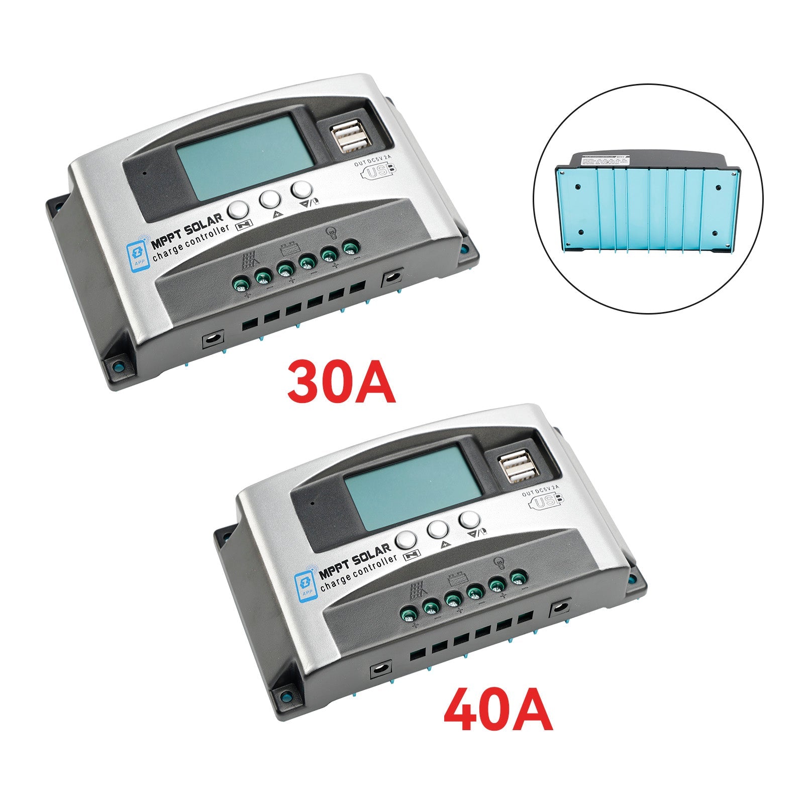 30A/40A MPPT High Energy Solar Controller 0V Starts Intelligent Repair Battery