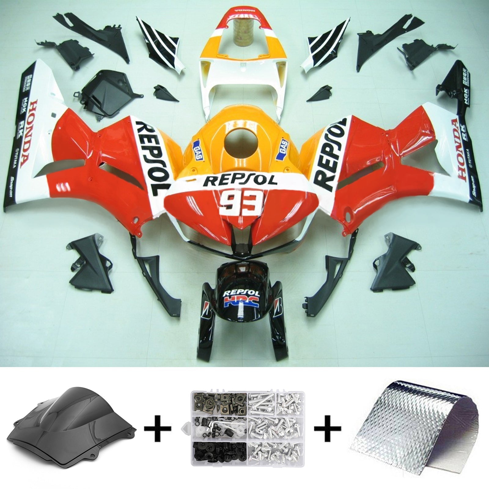 Honda CBR600RR 2013-2023 F5 Kit Carenado Carrocería Plástico ABS