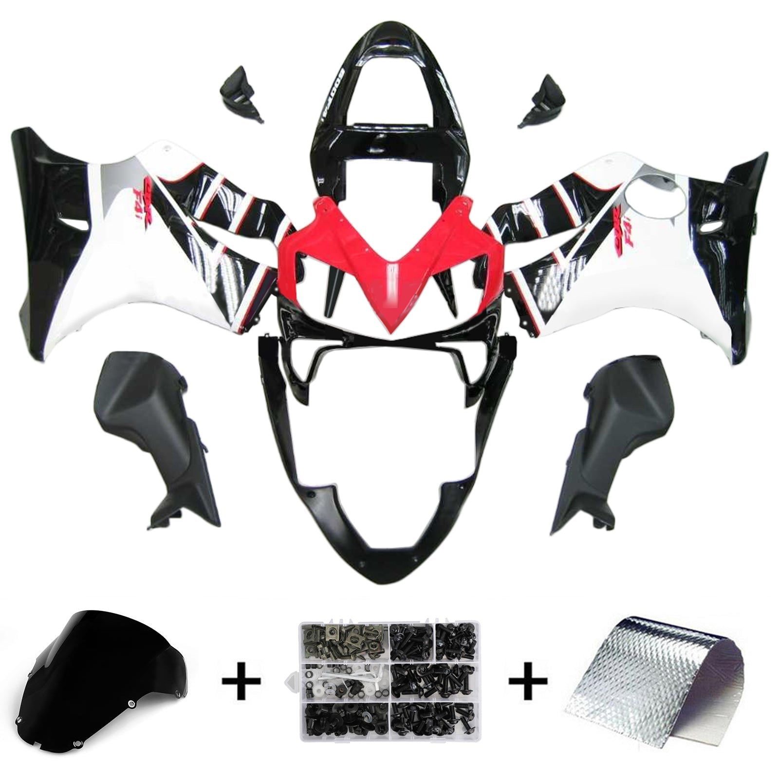 Honda CBR600 F4i 2001-2003 Kit Carenado Carrocería Plástico ABS