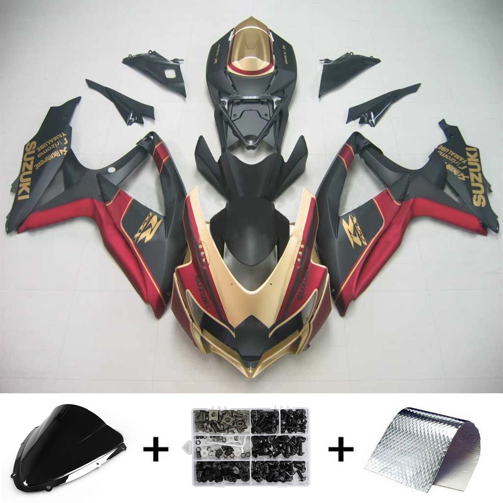 Suzuki GSXR 600/750 2008-2010 K8 Fairing Kit Bodywork Plastic ABS