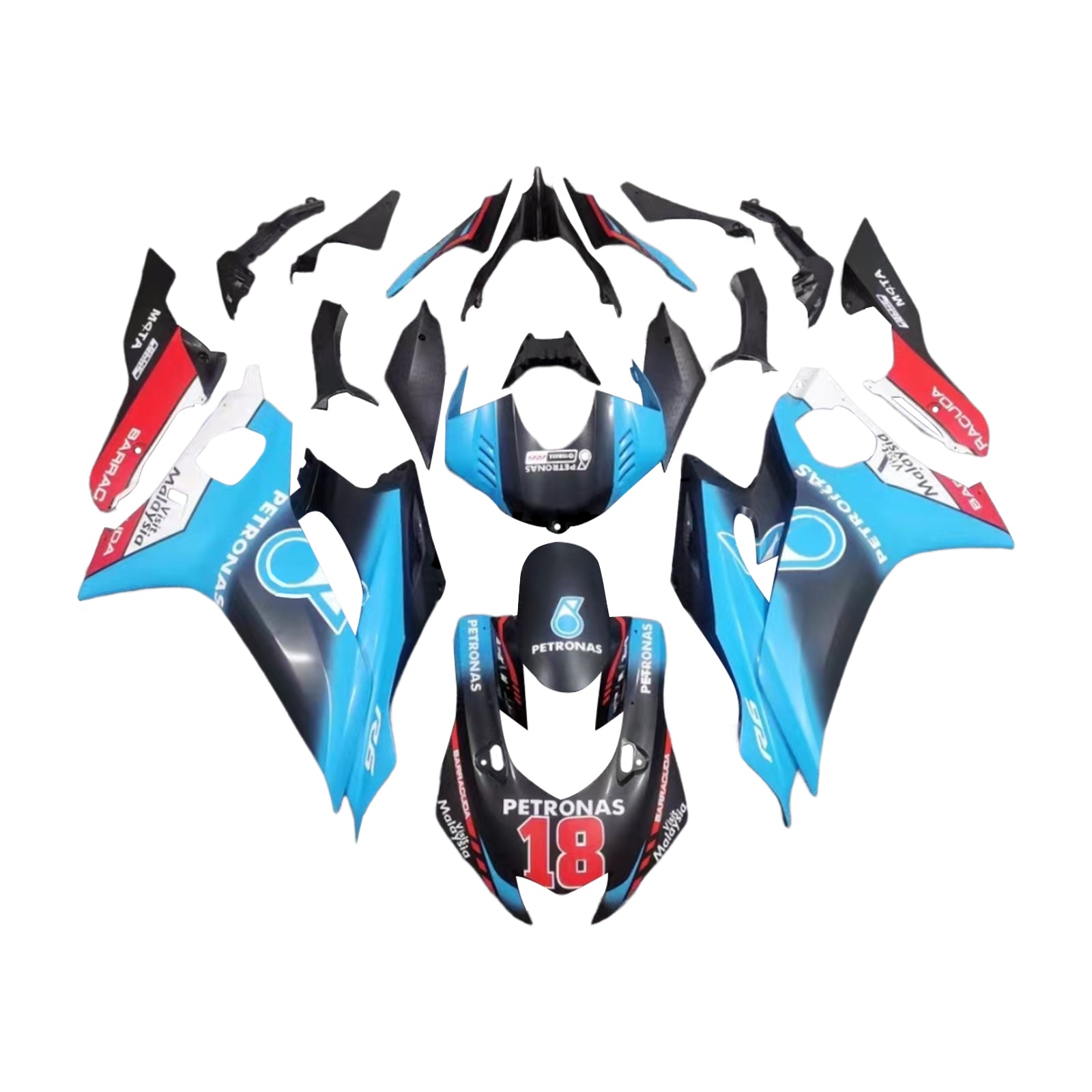 Yamaha YZF-R6 2017-2023 Fairing Kit Bodywork Plastic ABS