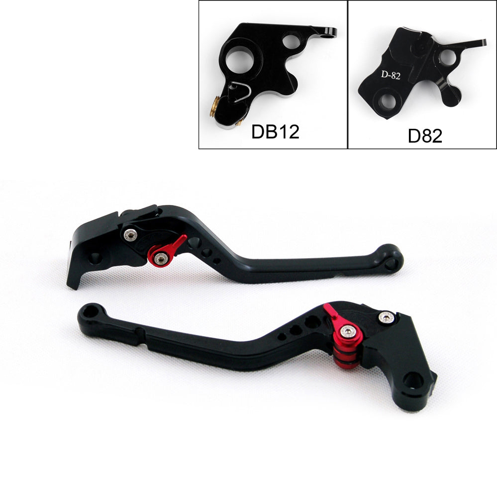 Long Brake Clutch Levers For Ducati 821 MONSTER/Dark/Stripe 2014-2016 Black Generic