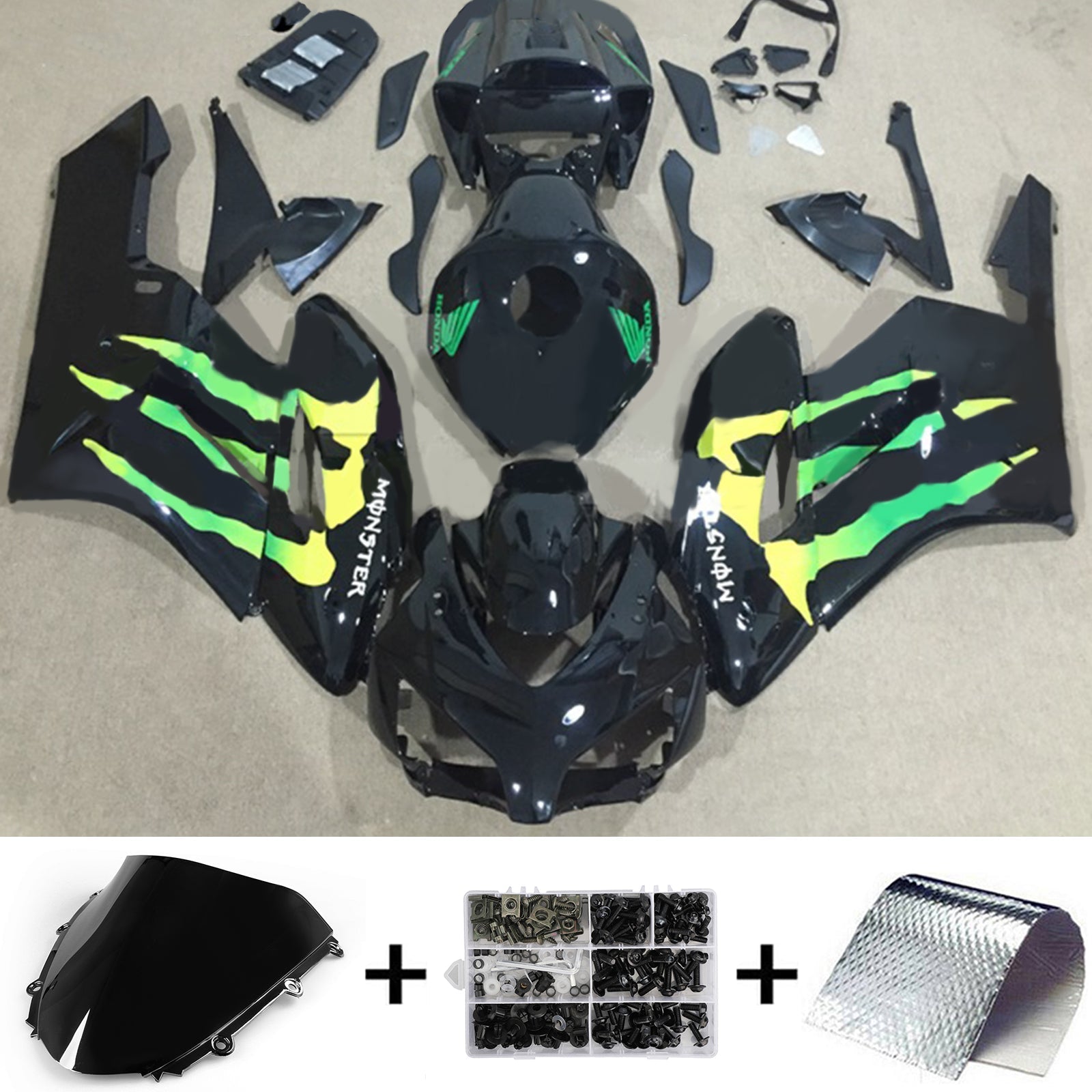 Honda CBR1000RR 2004-2005 Kit Carenado Carrocería Plástico ABS