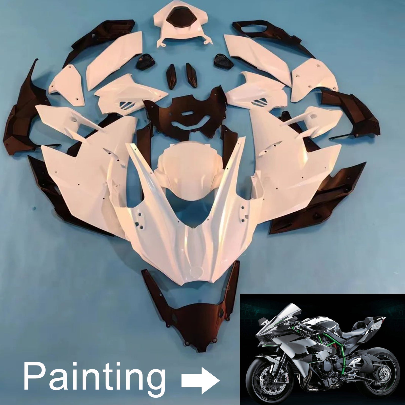 Kawasaki Ninja H2 2015-2022 Fairing Kit Bodywork ABS