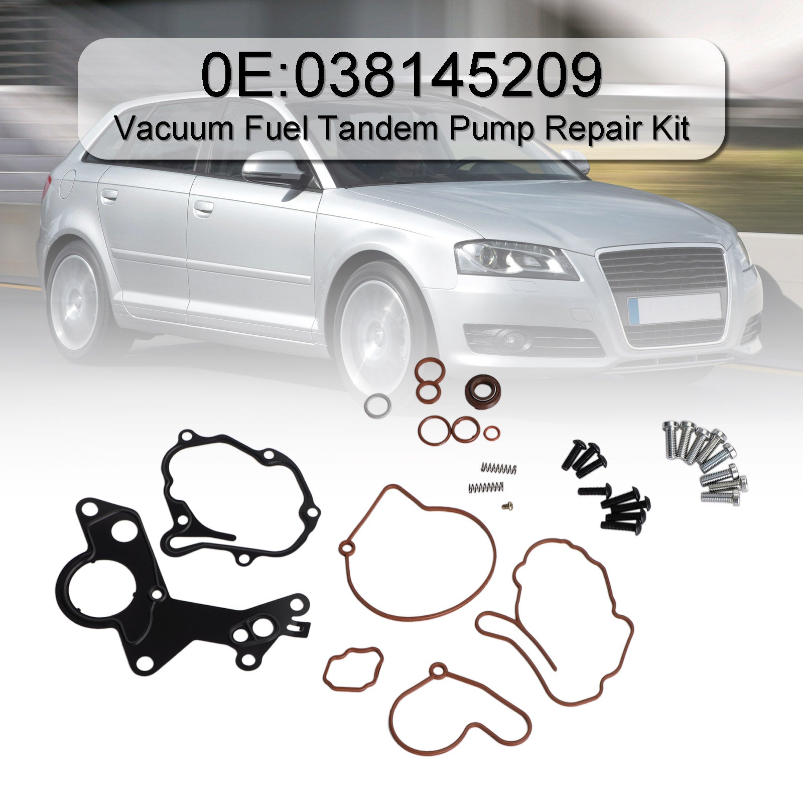 Kit de reparación de bomba en tándem de combustible al vacío para Audi A3 A4 A6 VW Golf 1,9 2,0 038145209 genérico