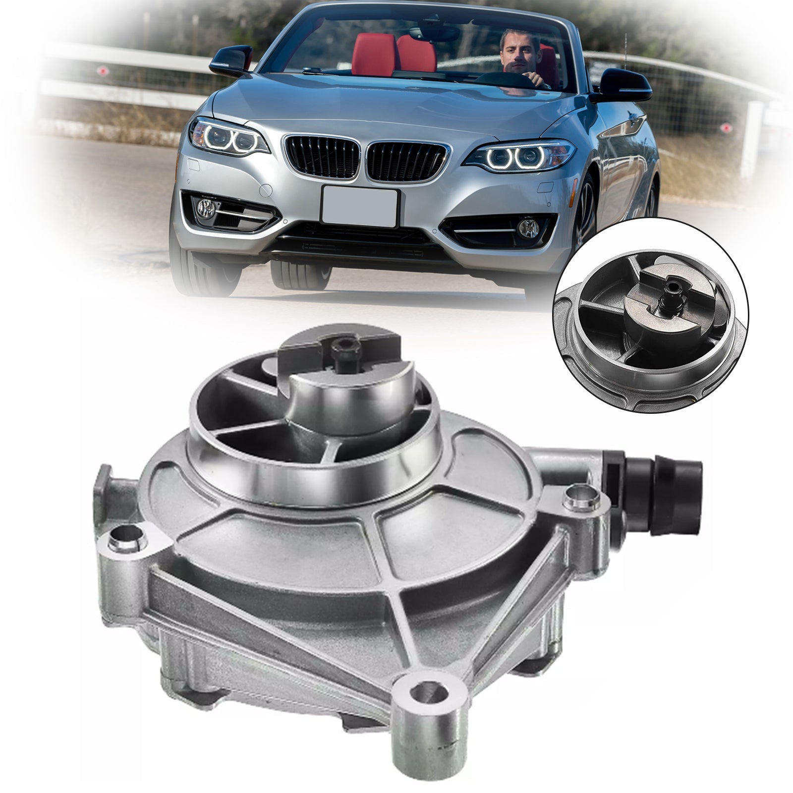 2015-2016 BMW 228i F23 428i Gran Coupe F36 (xDrive) / F22 xDrive 2.0L Turbo Brake Vacuum Pump 11667622380