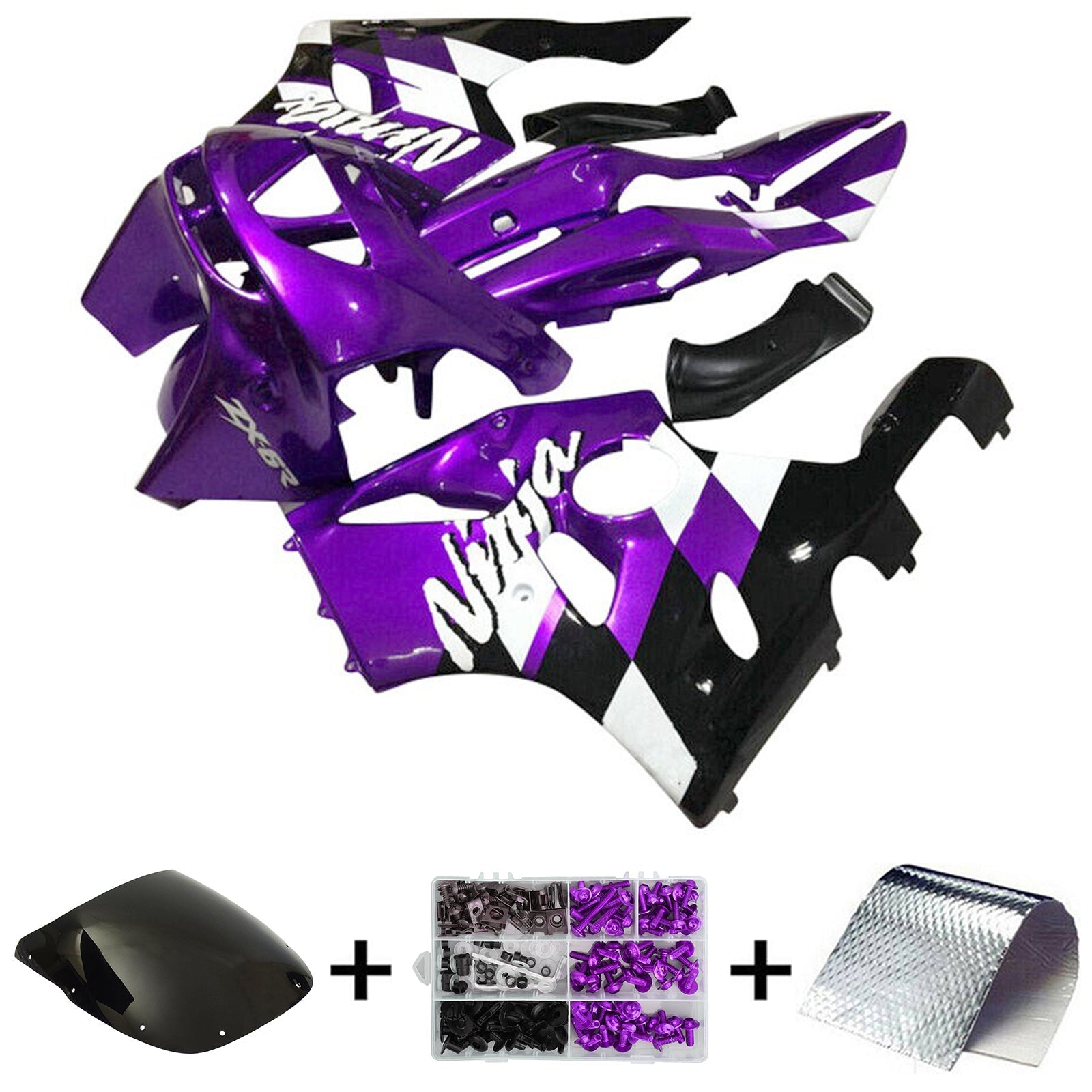 Kawasaki ZX-6R 1994-1997 Fairing Kit Bodywork Plastic ABS