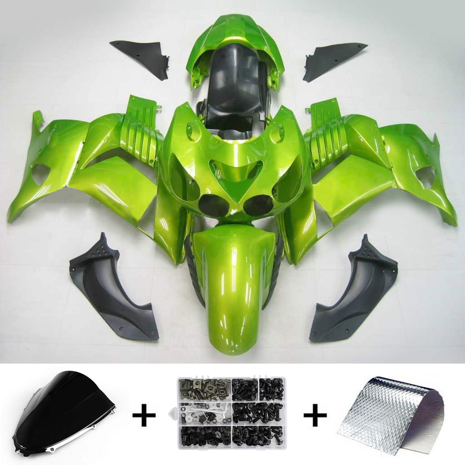 Kawasaki ZX14R 2006-2011 Fairing Kit Bodywork Plastic ABS