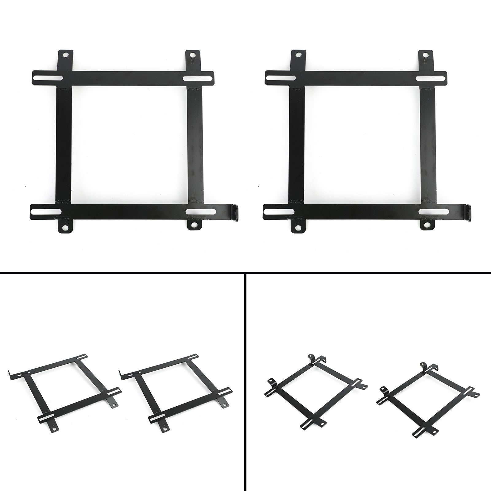 Para Ford Mustang Sn-95 99-04, soporte de acero extensible para asiento de carreras/cubo de montaje bajo, genérico