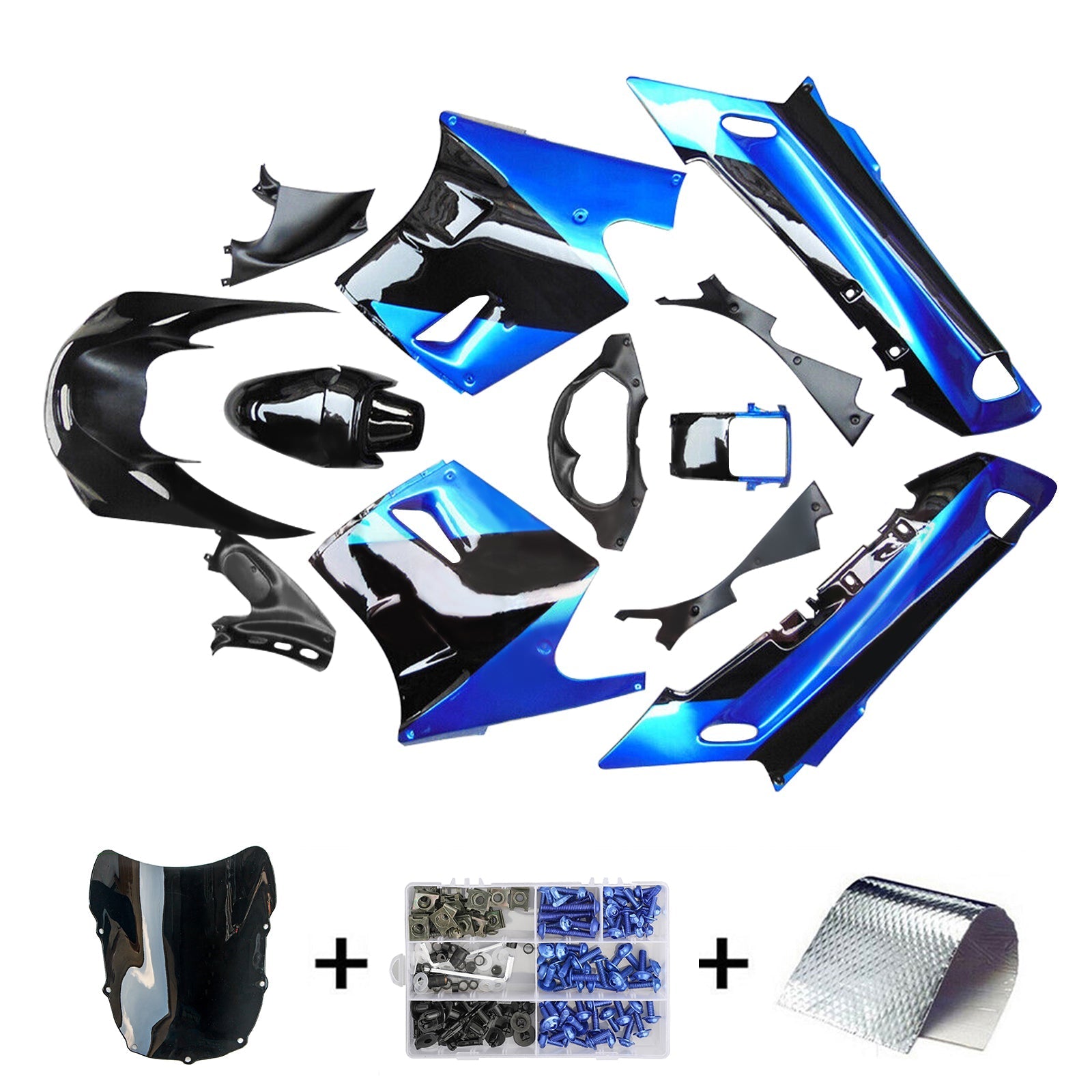 Kawasaki ZZR1100 1990-1992 Fairing Kit Bodywork ABS